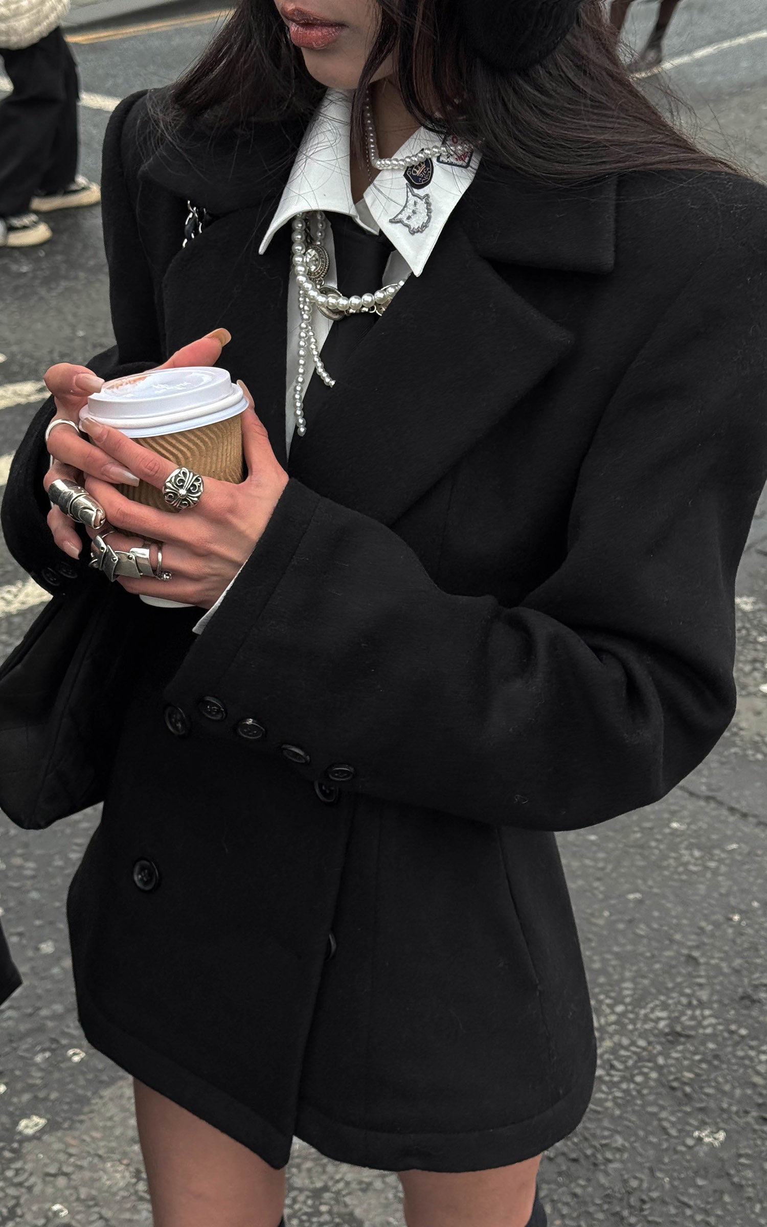 WARDEN EDGE Embroidered Collar Structured Shirt