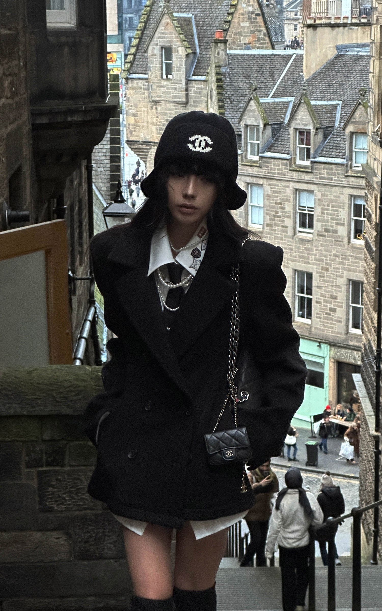 WARDEN EDGE Embroidered Collar Structured Shirt