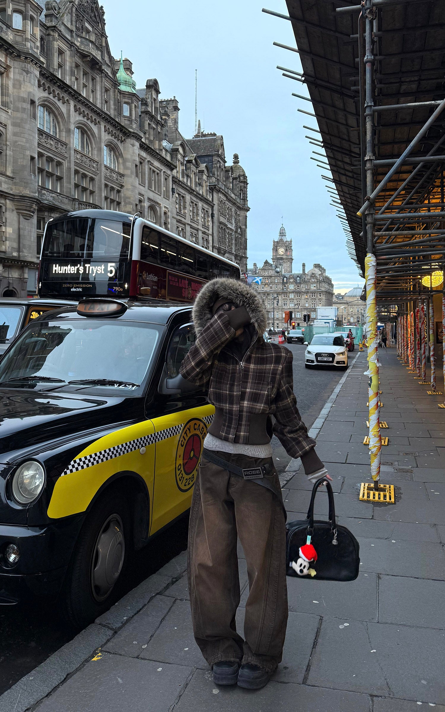 WARDEN EDGE ウォッシュドワイドレッグトラウザー