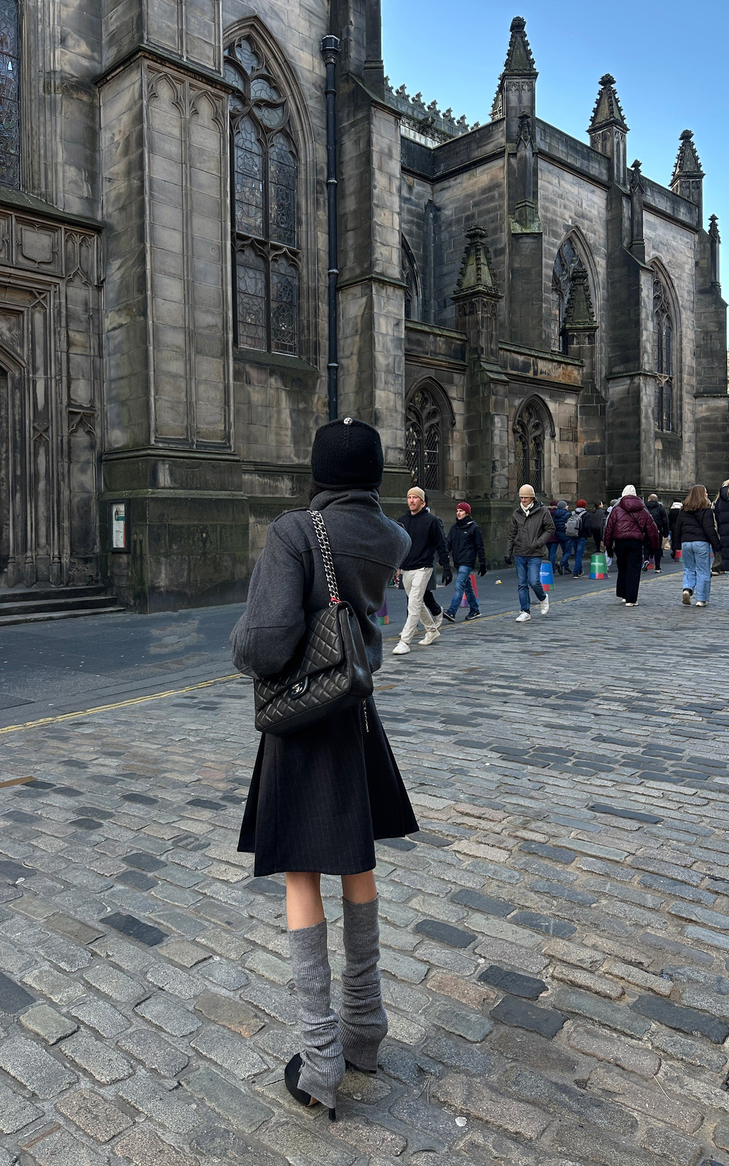 WARDEN EDGE Wool High-Neck Buckle Bomber