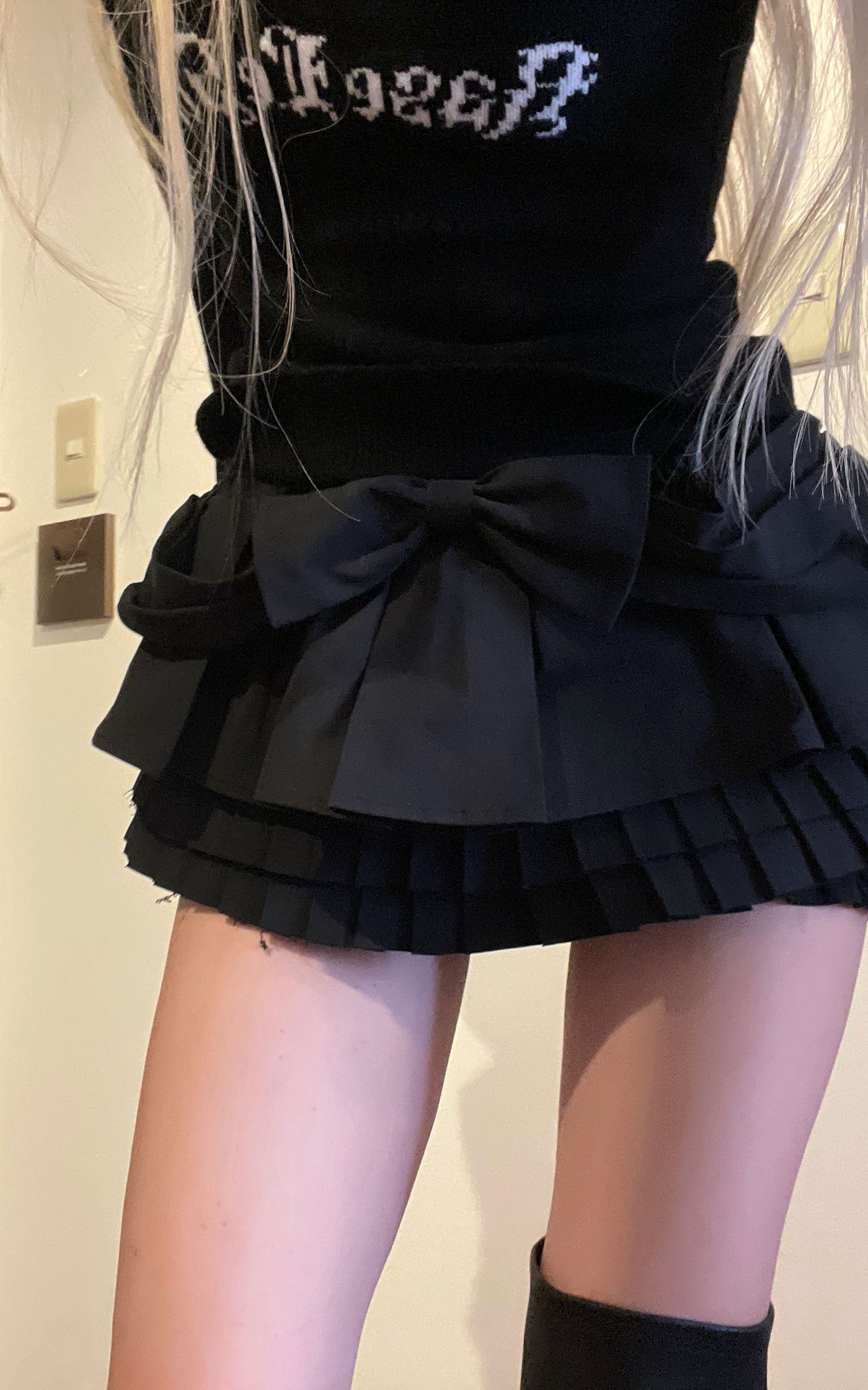 Rase le sol レイヤードラッフルボウディテールバブルショーツ