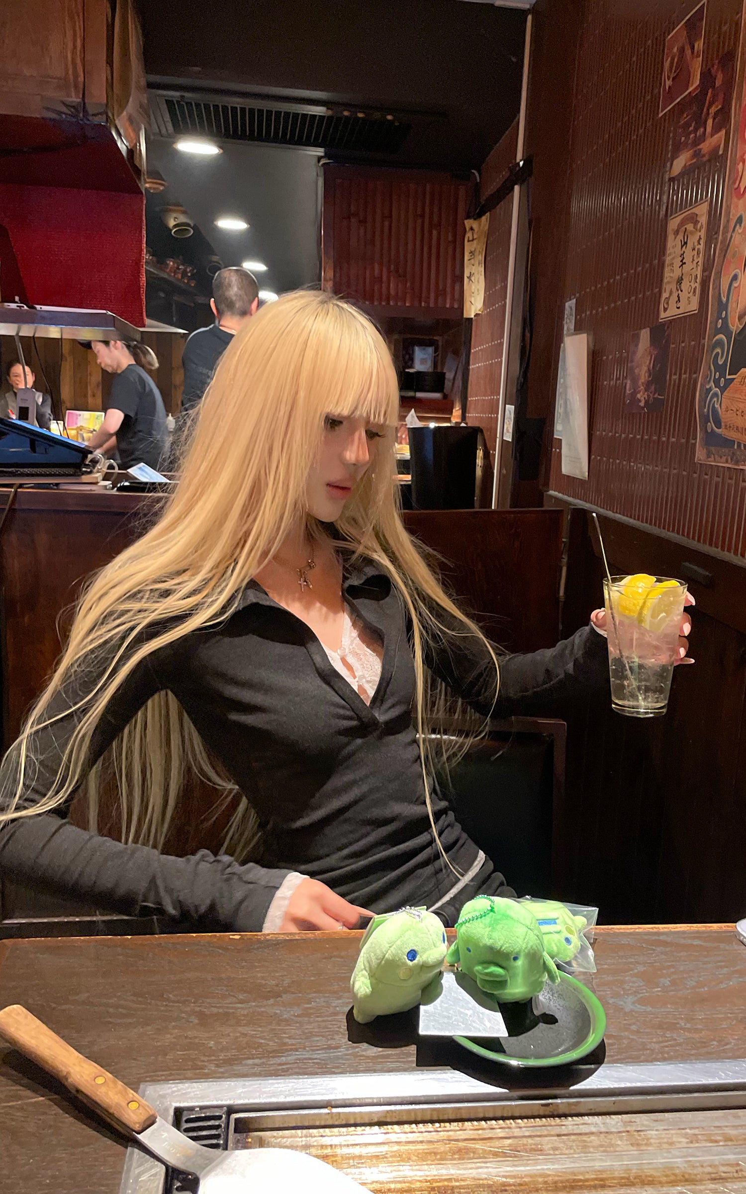 Rase le sol Fitted Layered Lace Insert Top