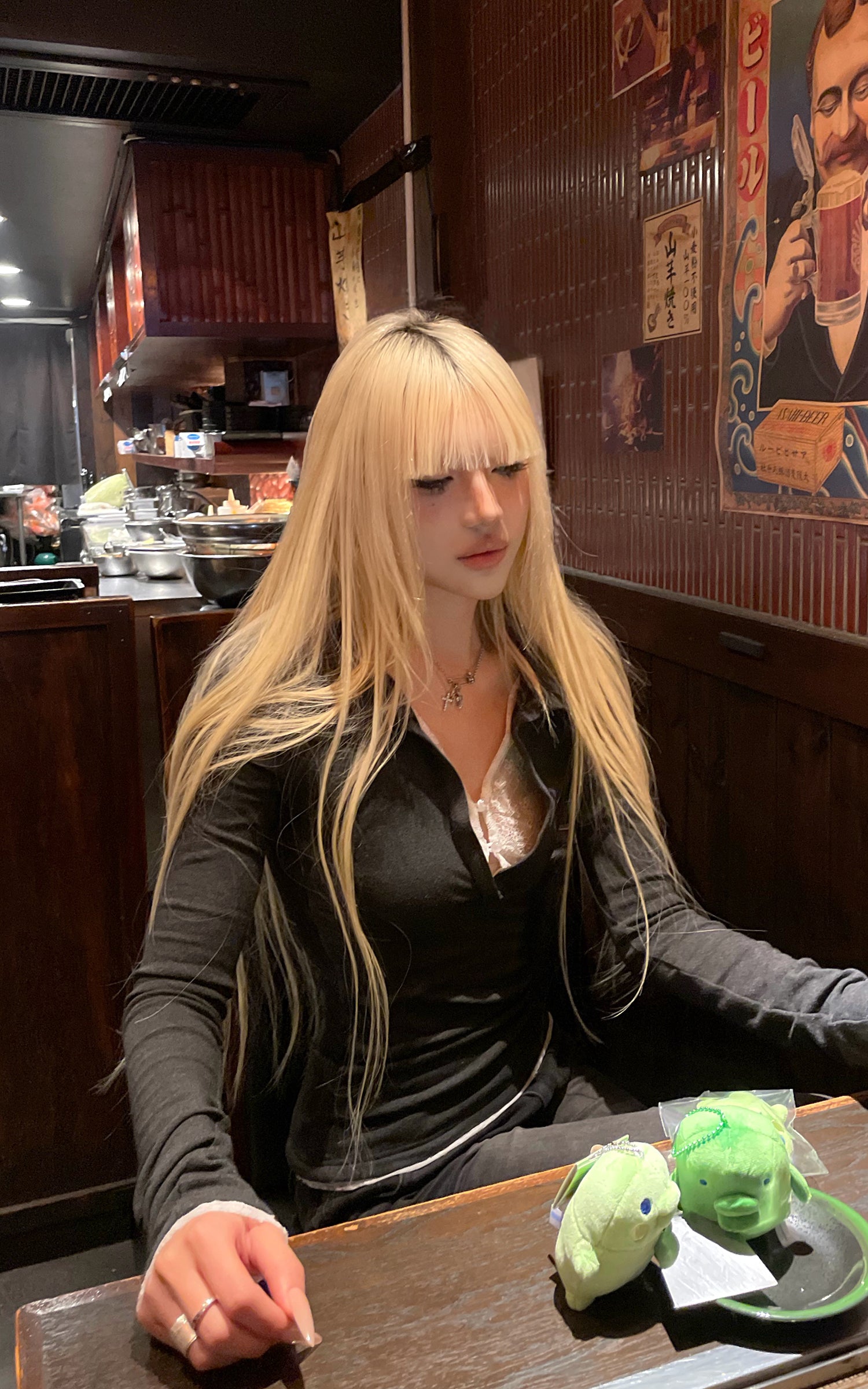 Rase le sol Fitted Layered Lace Insert Top