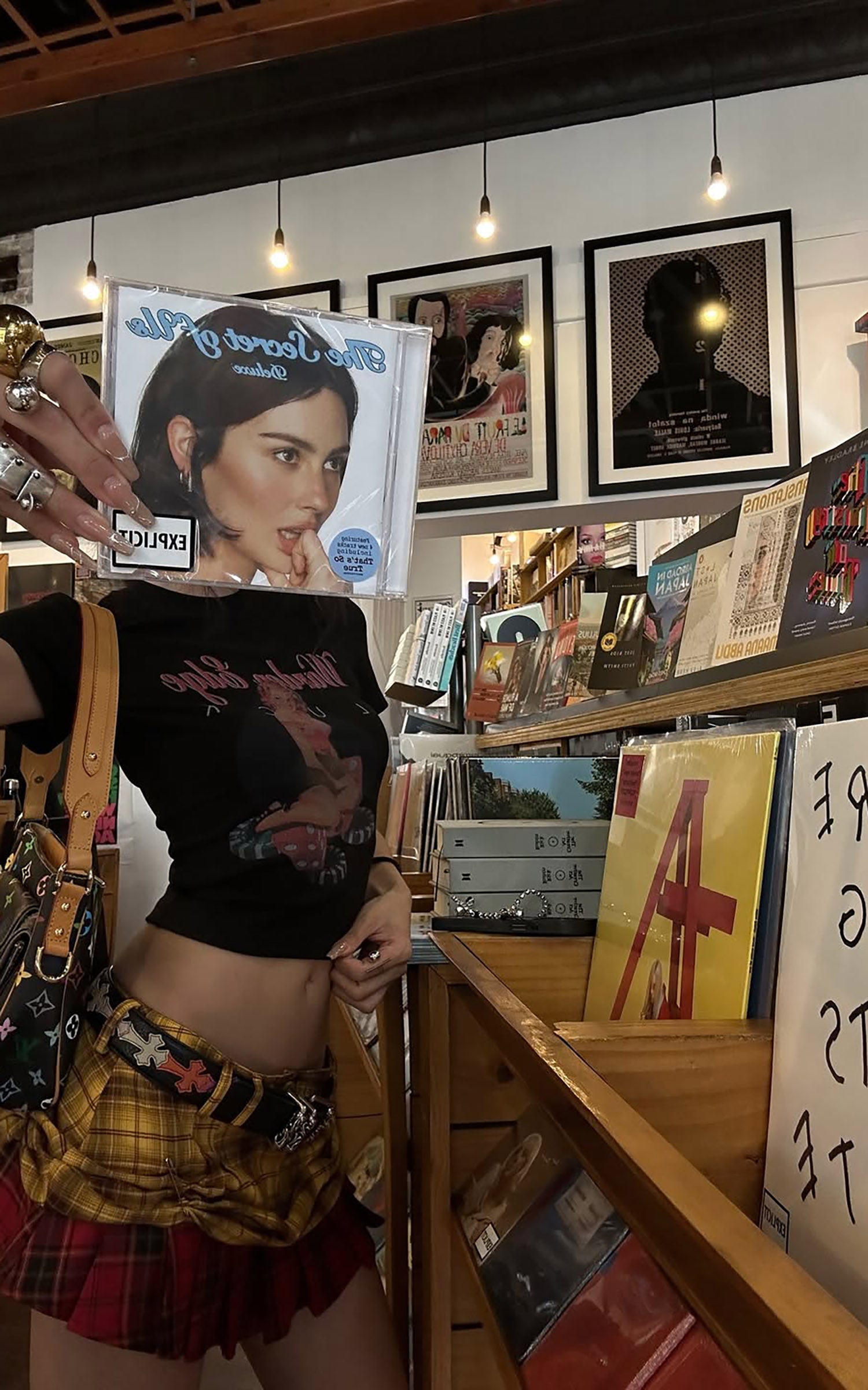 WARDEN EDGE Punk Clash Layered Mini Skirt in Yellow &amp; Red Plaid - PINKPARKS