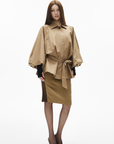 IAMXIAA Belted Relaxed Trench Jacket