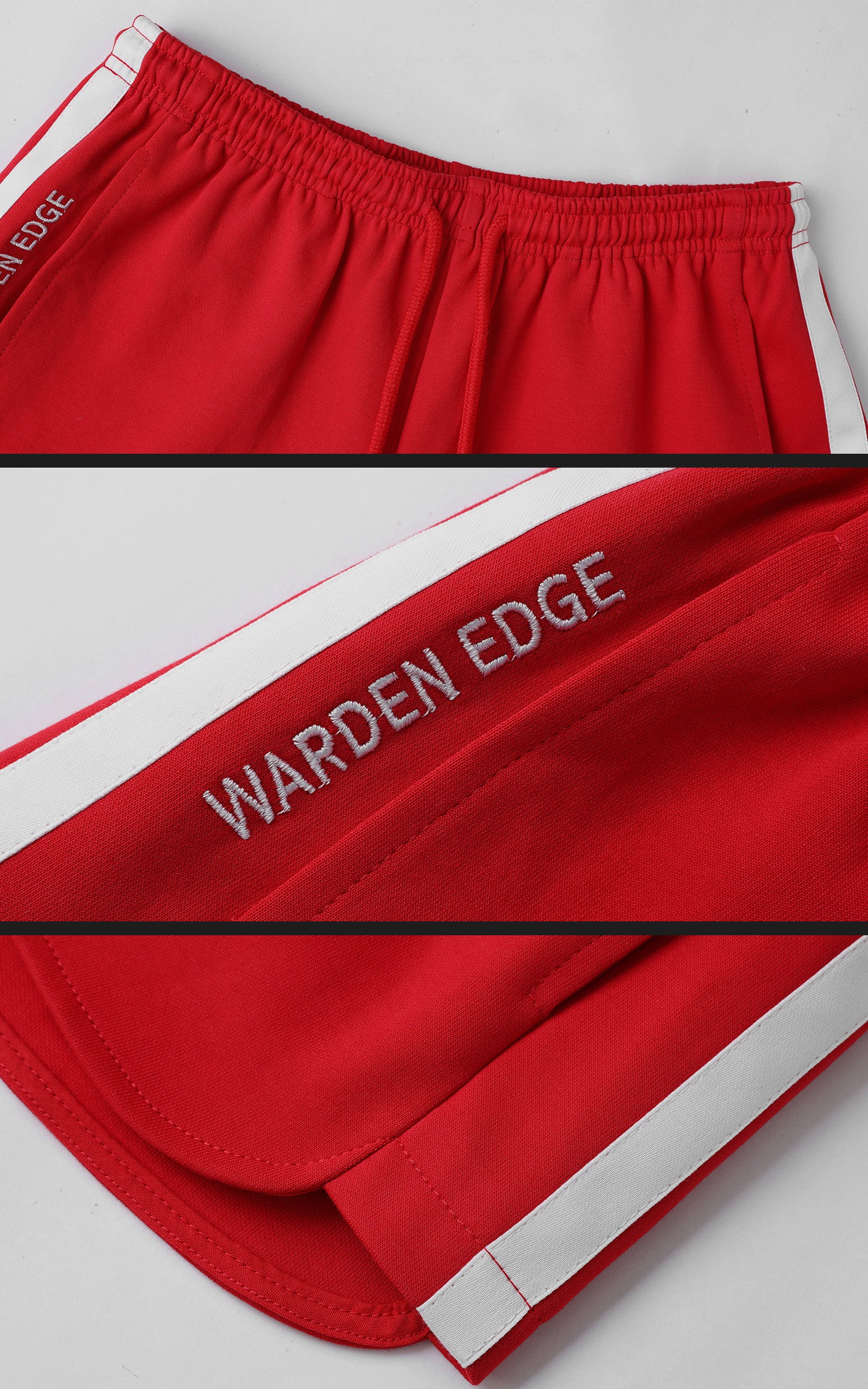 WARDEN EDGE Retro Athletic Shorts - PINKPARKS