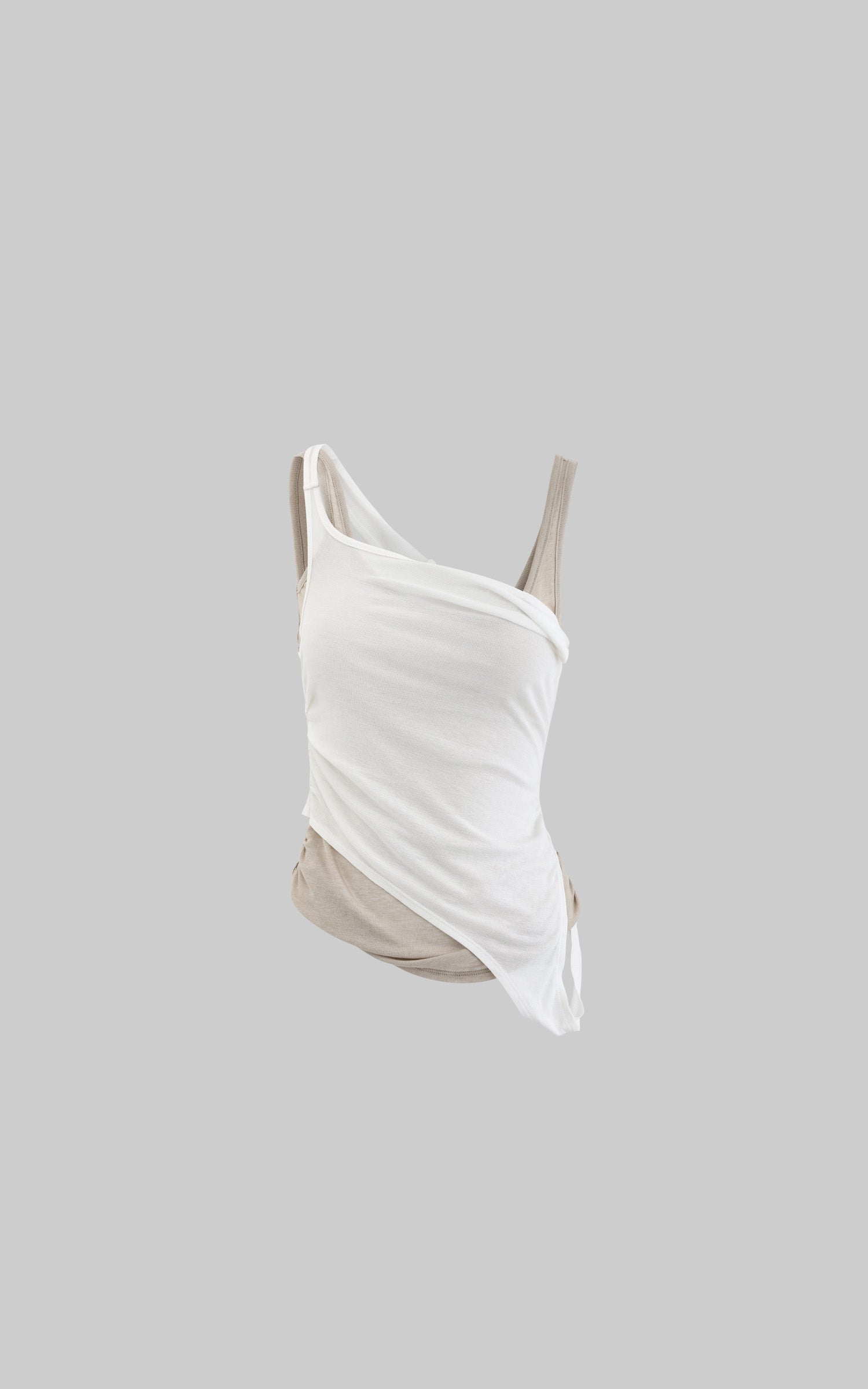 WARDEN EDGE Faux Two-Piece Layered Tank Top - PINKPARKS