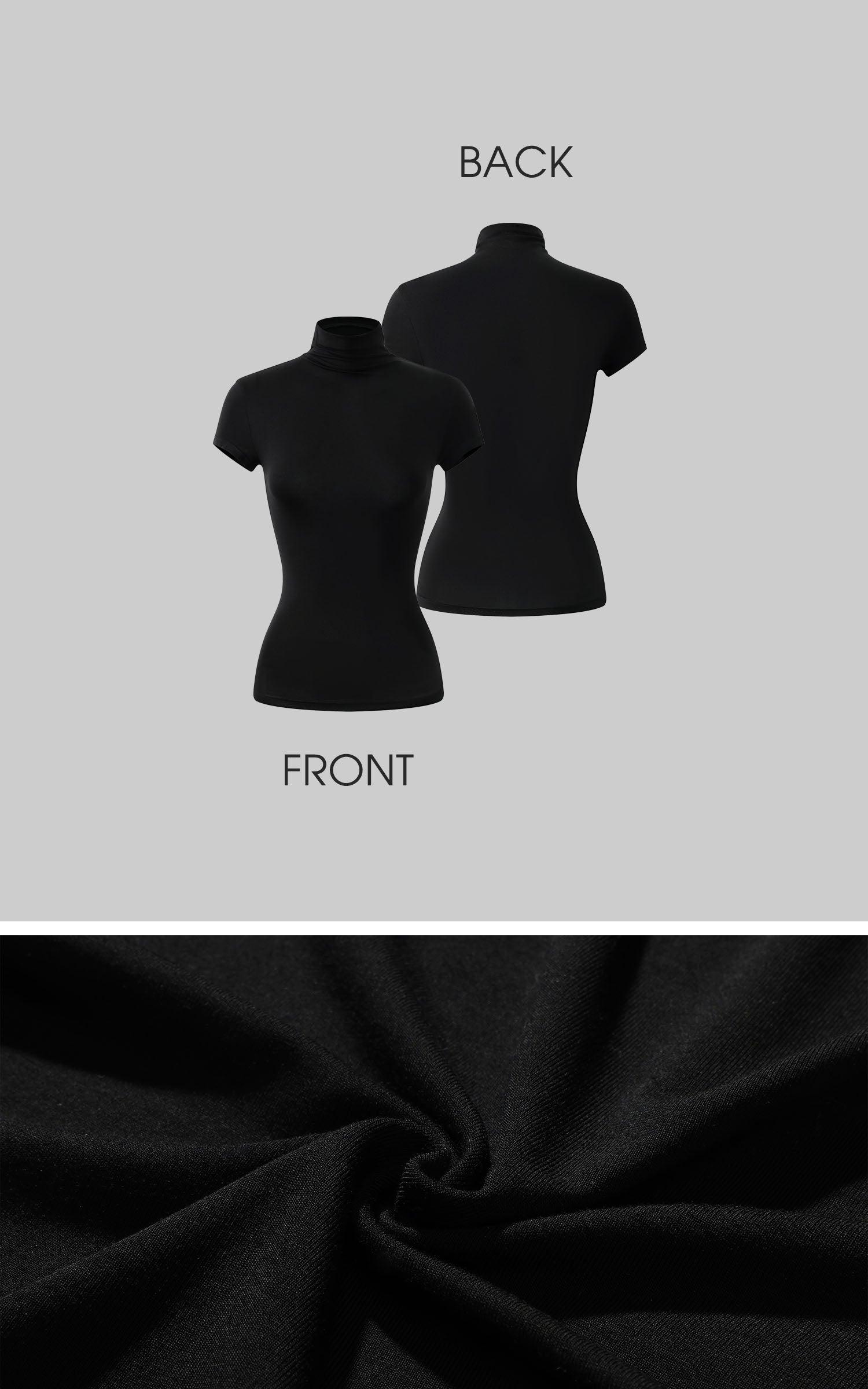 0122stepll Structured Shoulder High-Neck Top