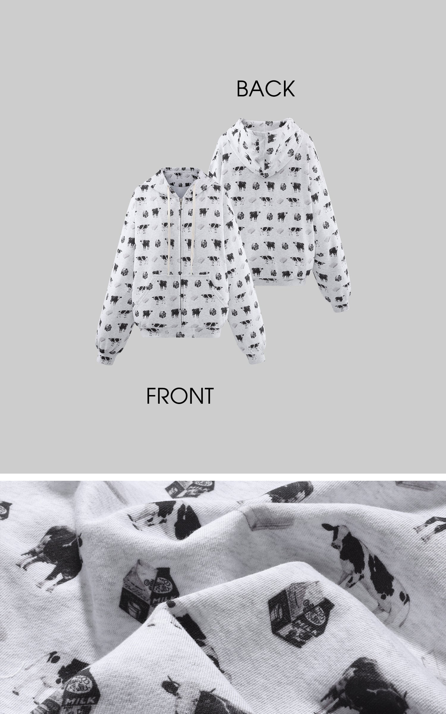 WARDEN EDGE オールオーバープリントフード付きスウェットシャツとワイドレッグスウェットパンツセット