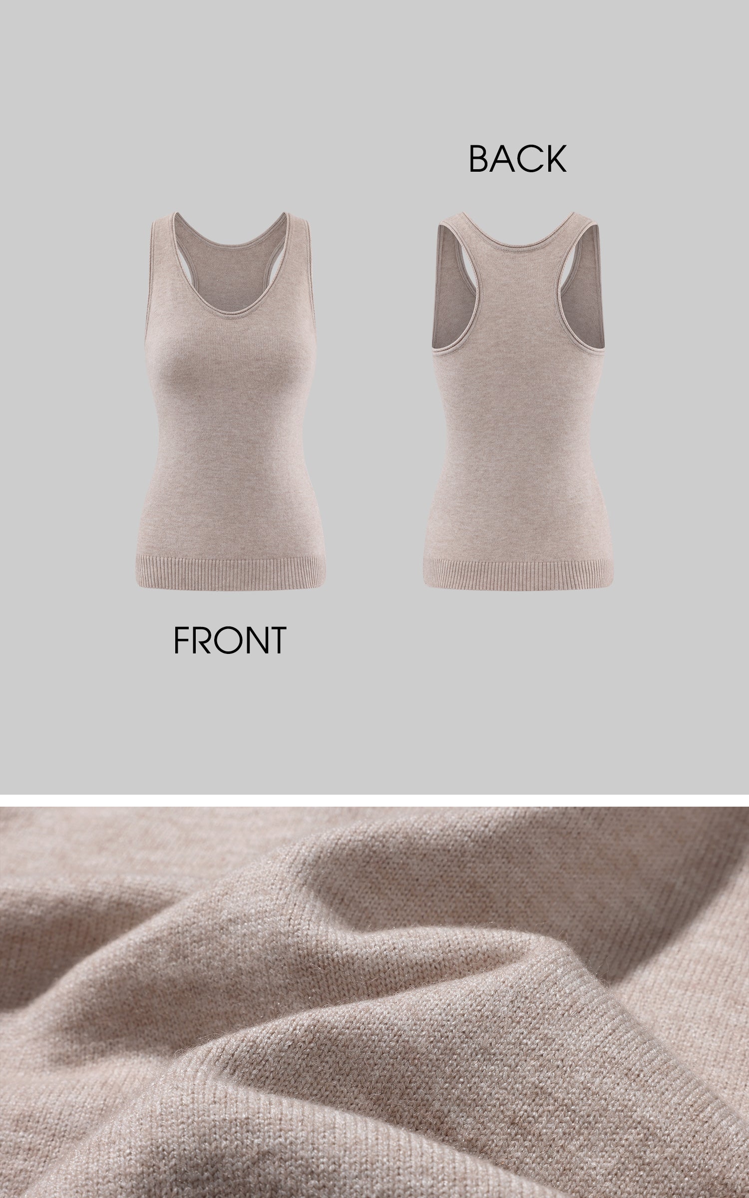 WARDEN EDGE ニットカーディガンタンクとワイドレッグパンツセット