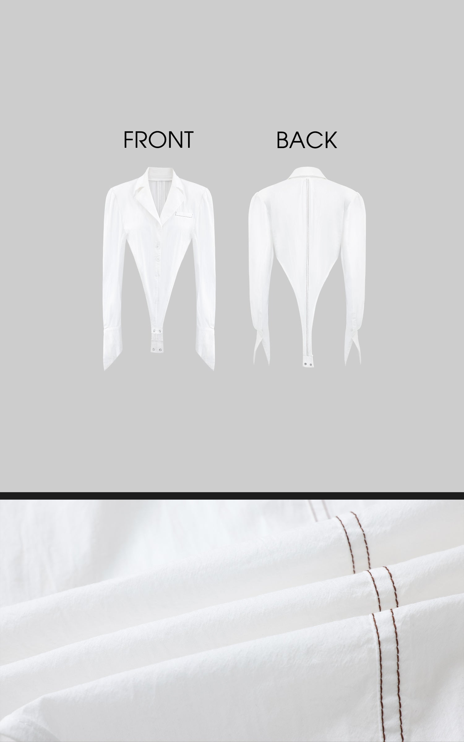 Rase le sol Bodysuit Shirt - PINKPARKS