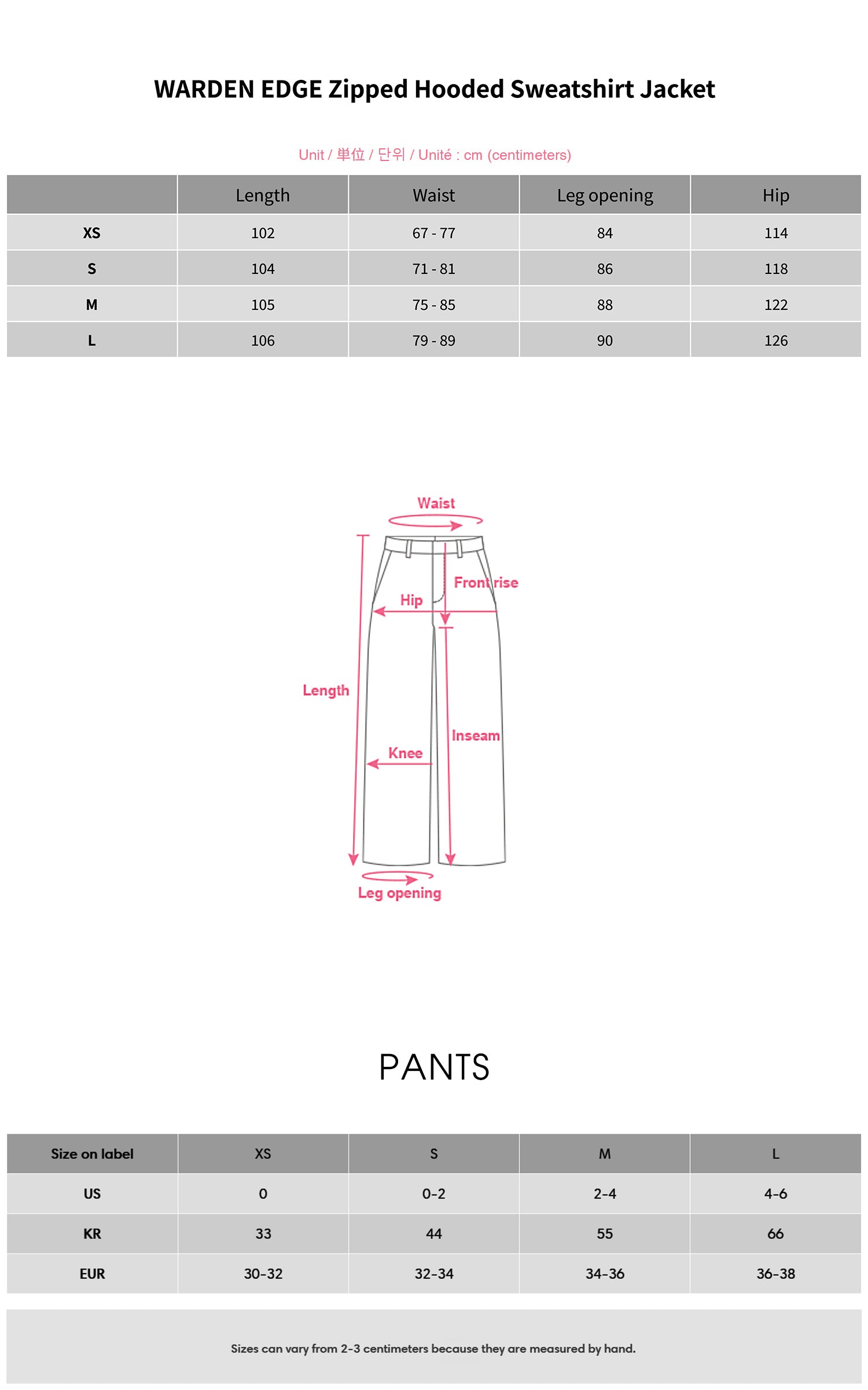 WARDEN EDGE ジップ付きフードスウェットジャケット
