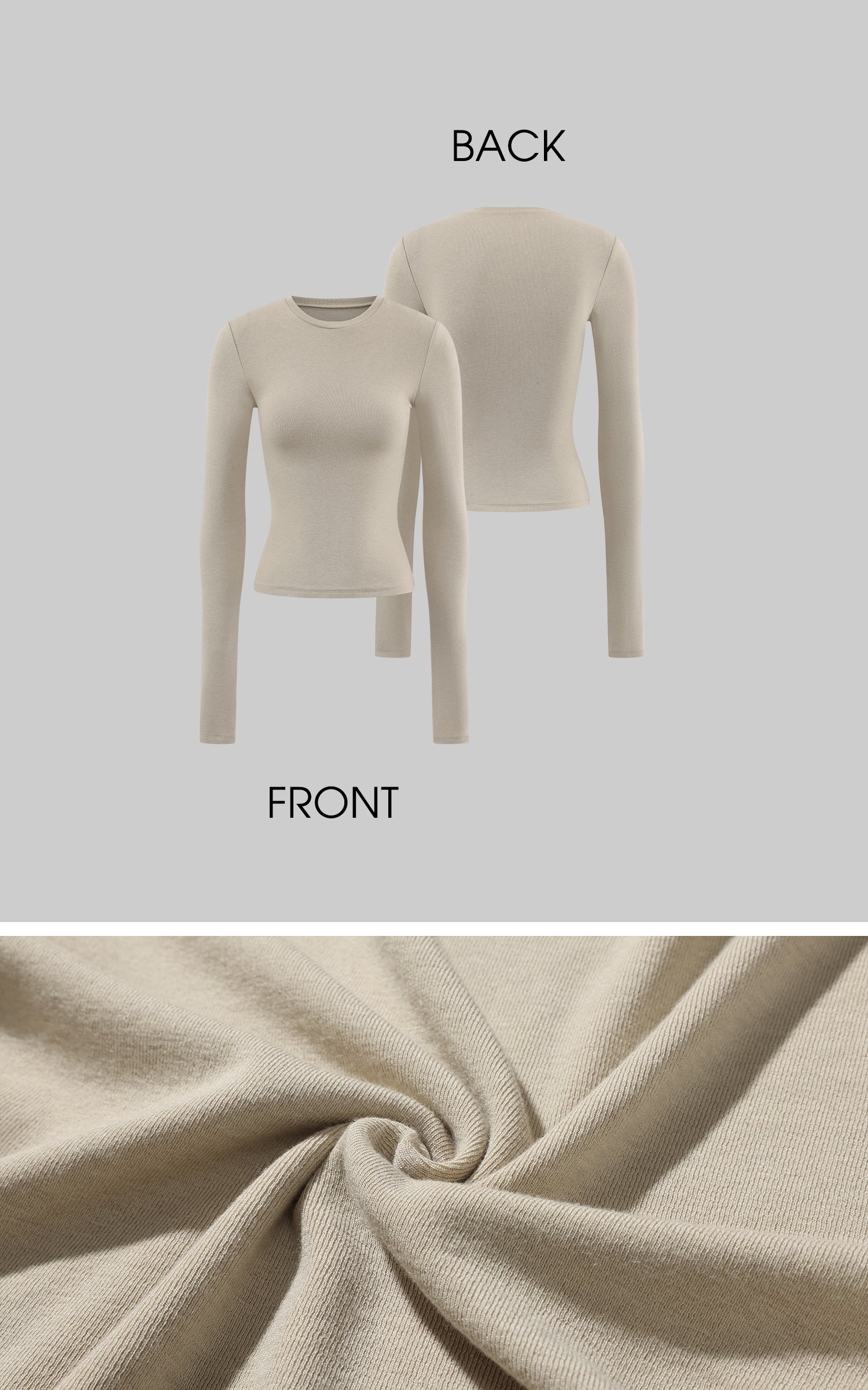 ROVENTE Fitted Long-Sleeve Stretch Tee