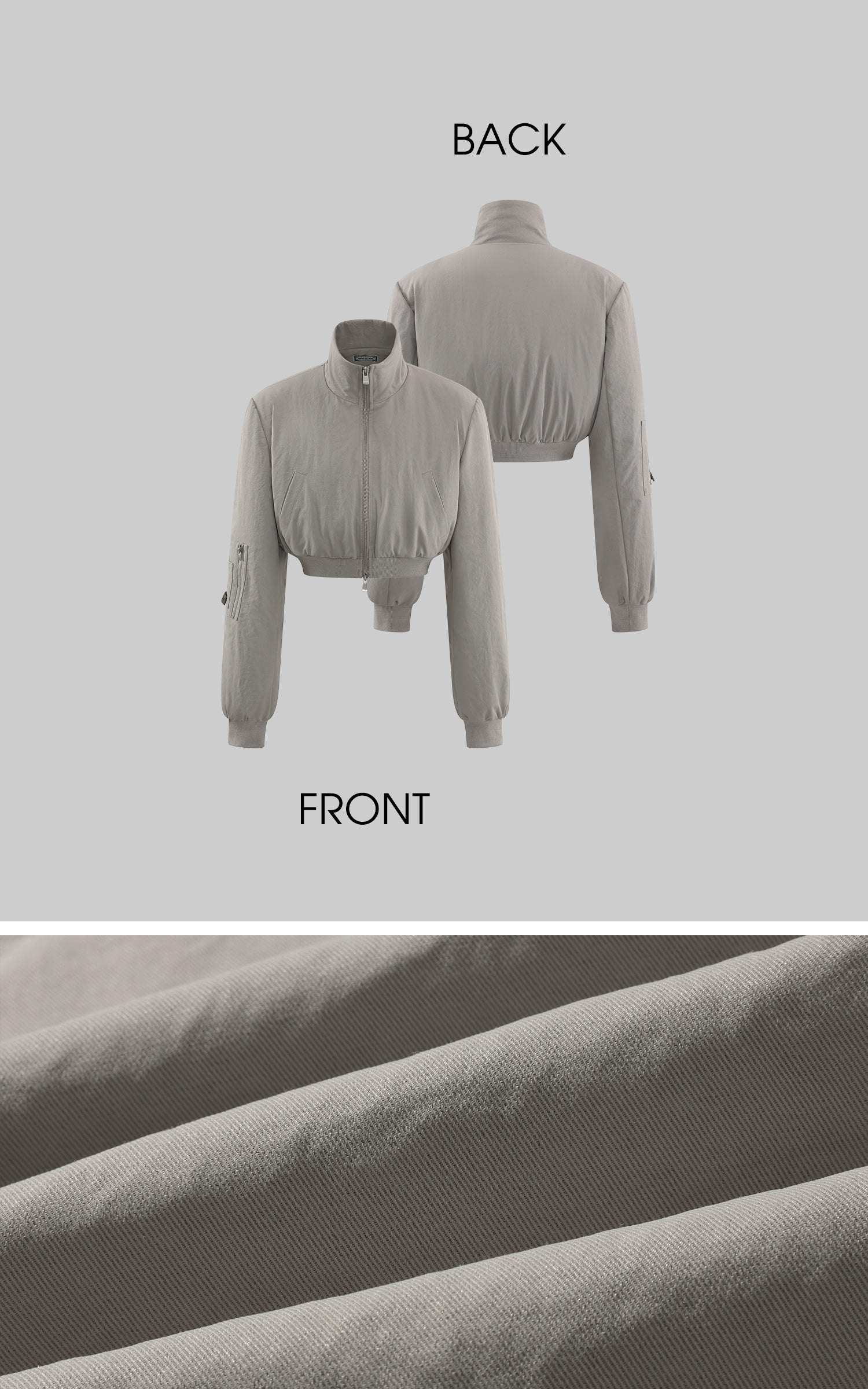 Rase le sol ユーティリティジャケットとワイドレッグカーゴパンツセット