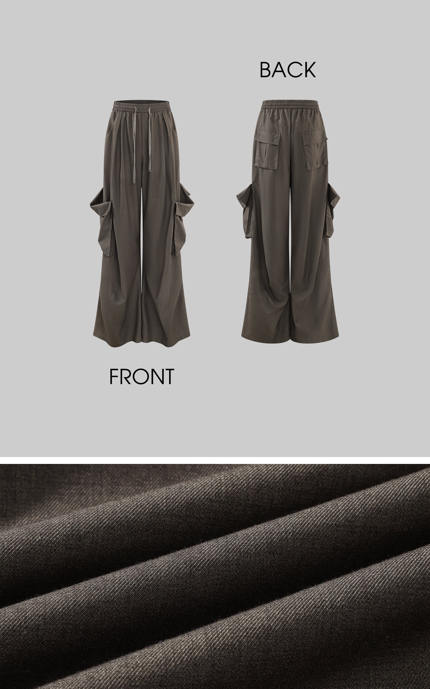 Rase le sol ルーズカーゴポケットパンツ