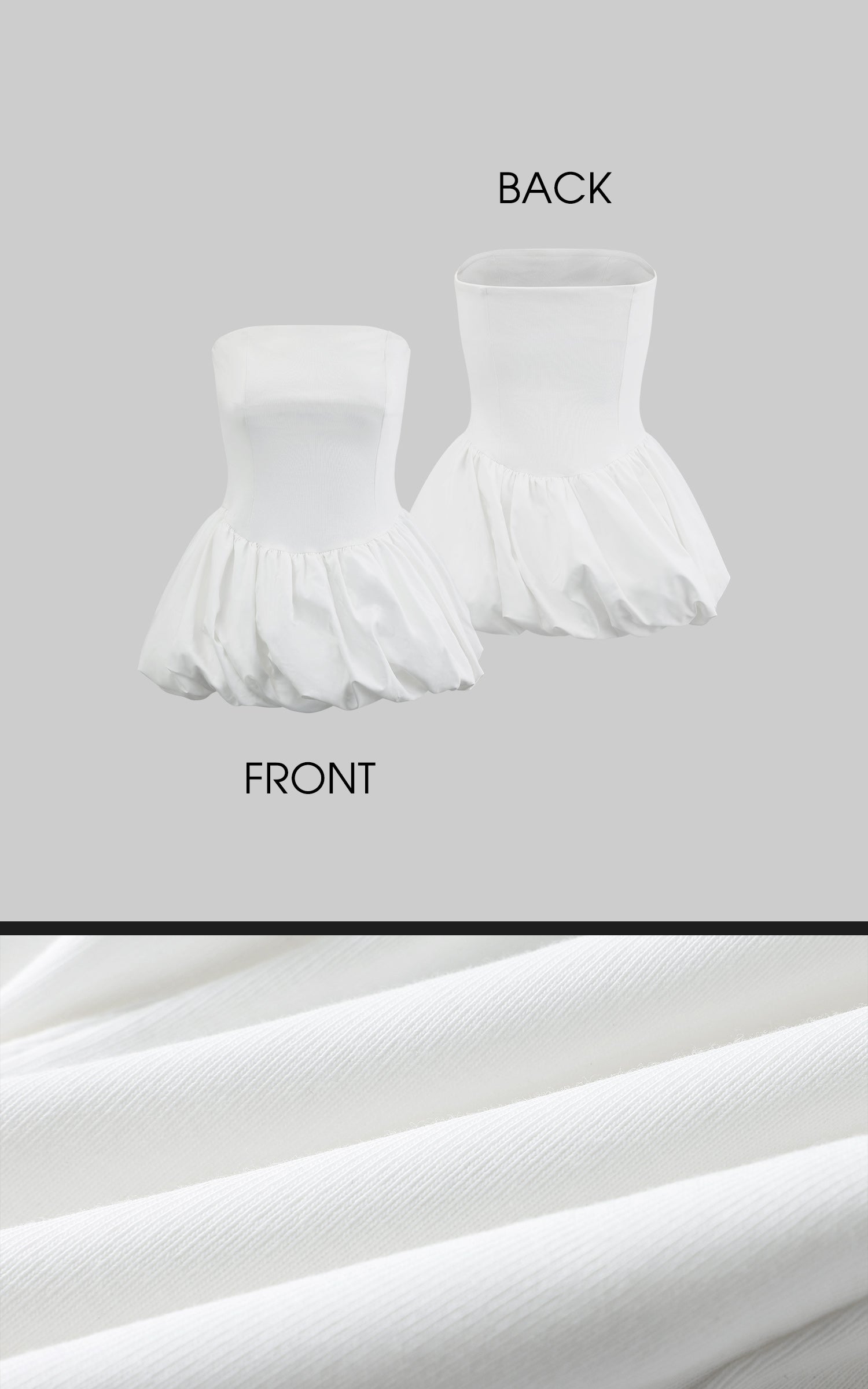 Rase le sol Petal Balloon &amp; Mermaid Skirt Set - PINKPARKS