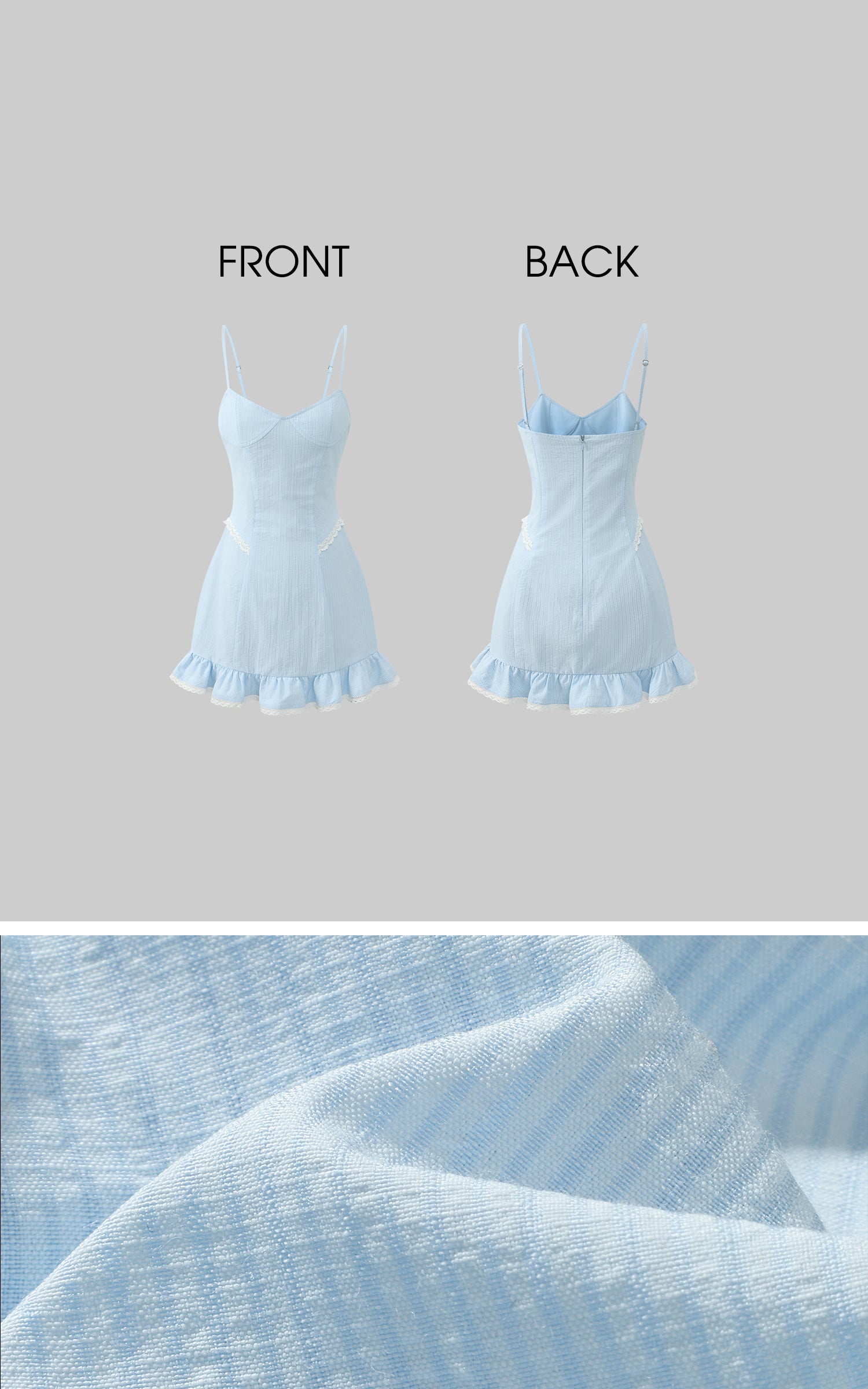 Rase le sol Light Slumber Lace-Trimmed Camisole Dress Set - PINKPARKS