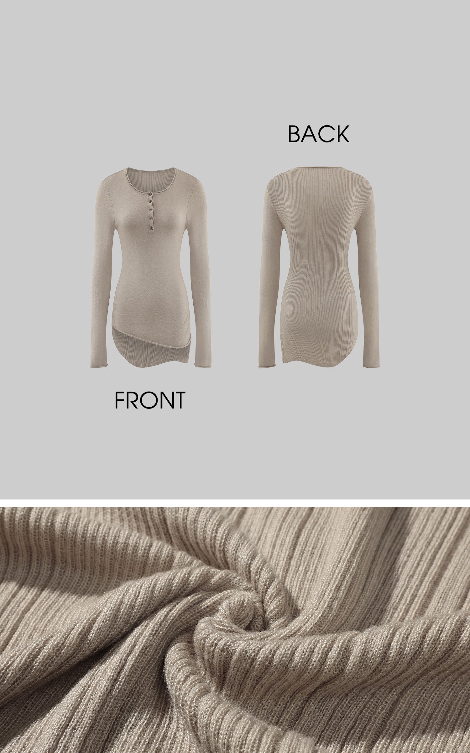 WARDEN EDGE ホワイトフィットアシンメトリックヘムTシャツ