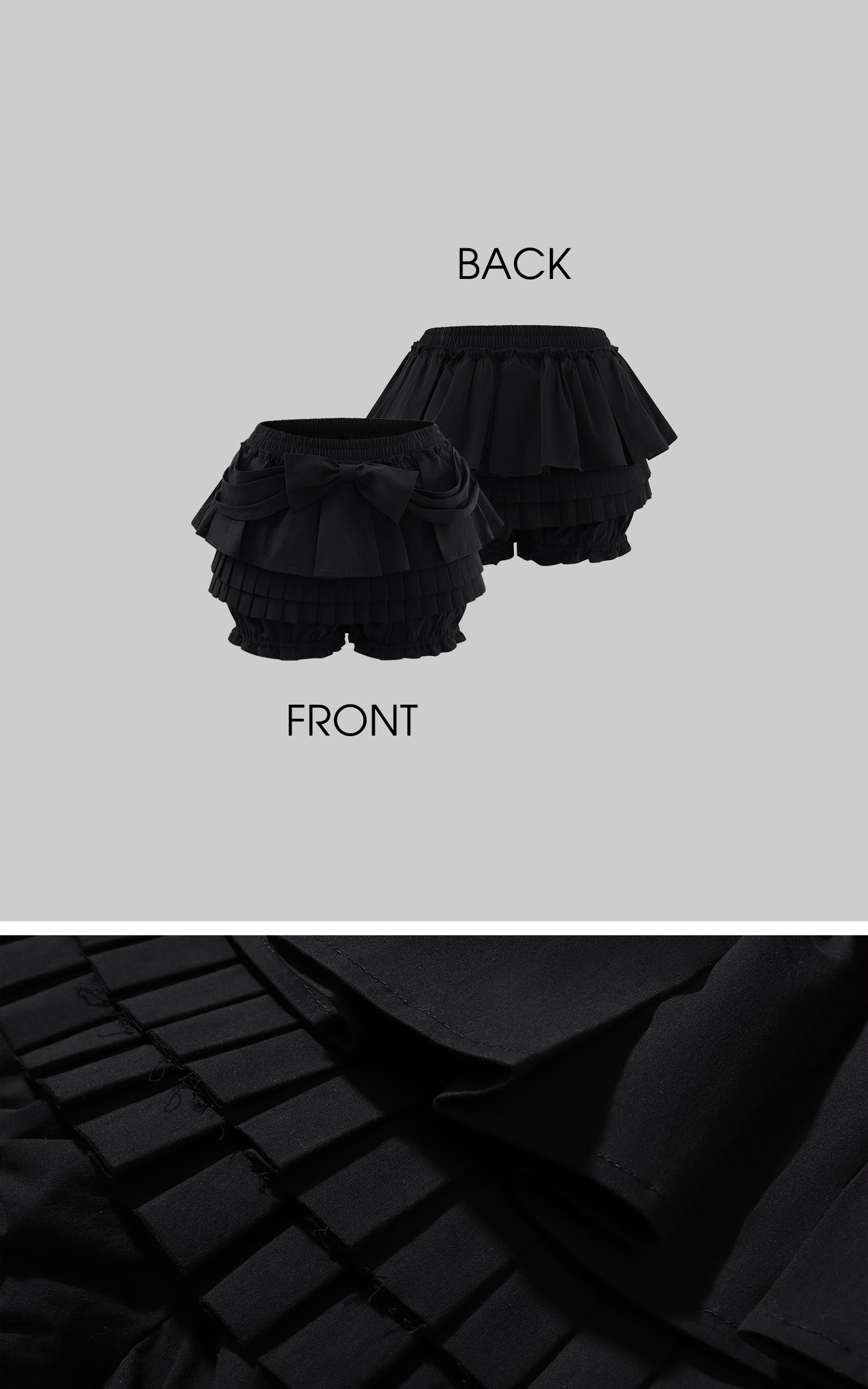 Rase le sol フレアスリーブ付きコンツアードニットトップ