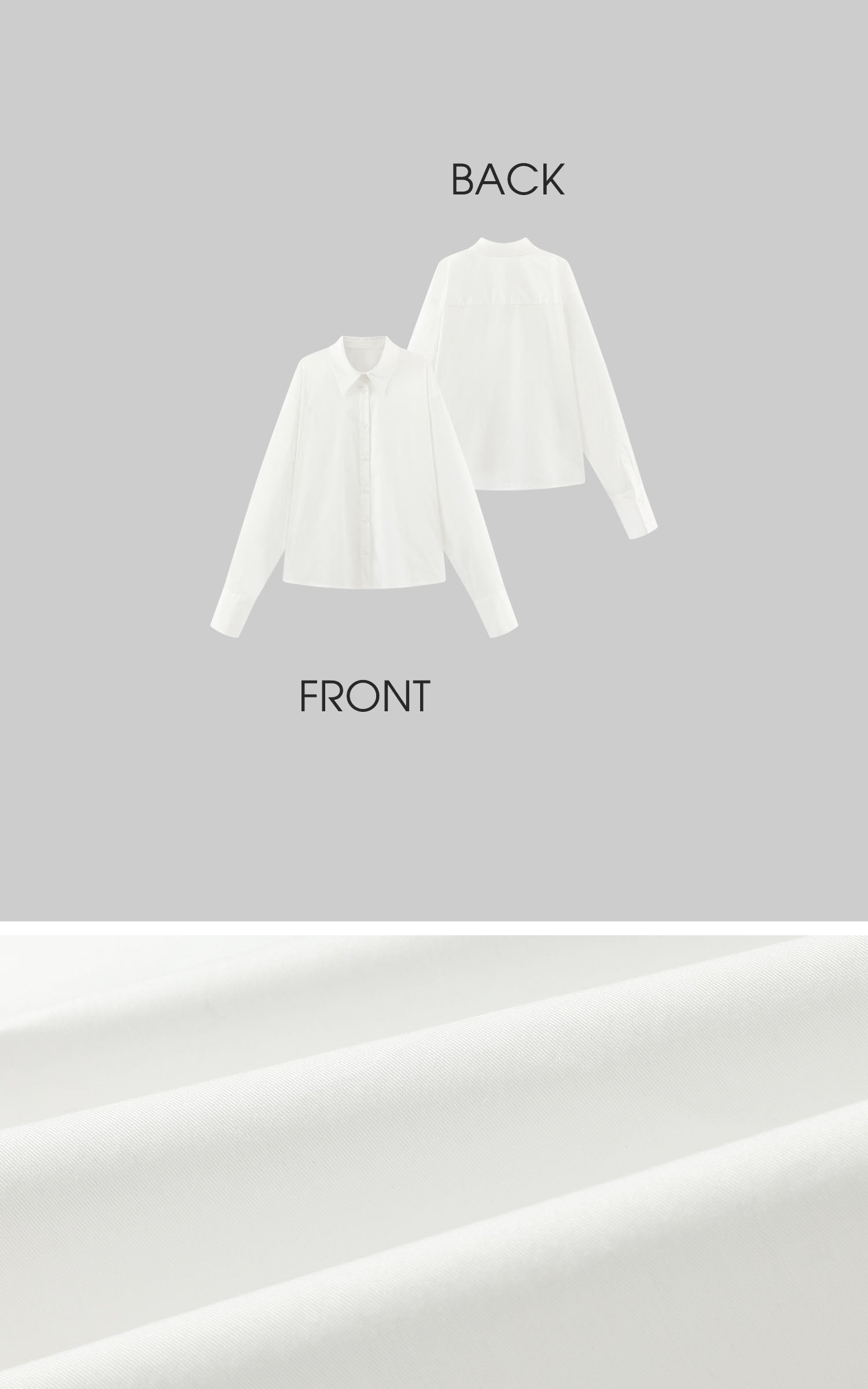 0122stepll White Shirt Set