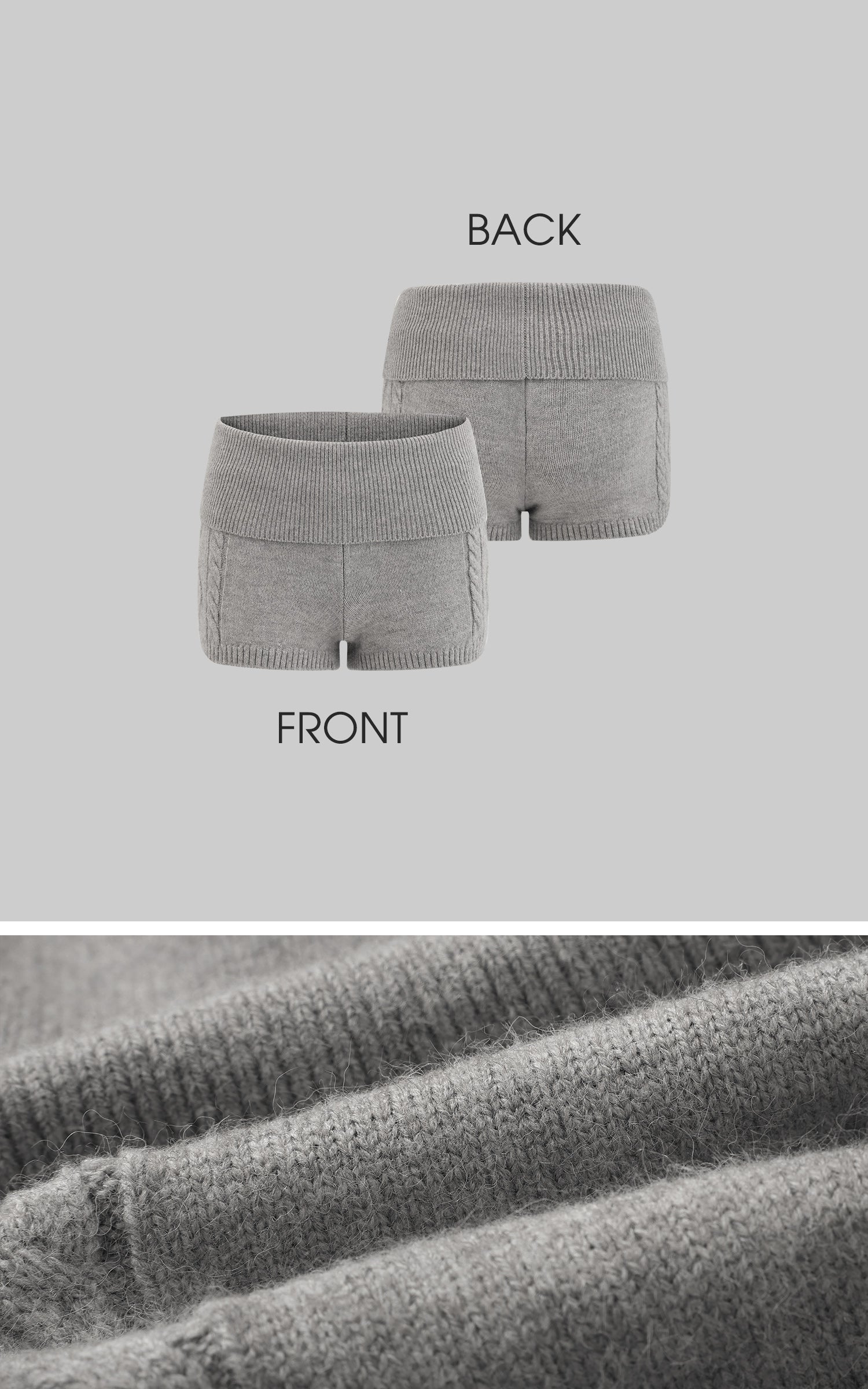 WARDEN EDGE Grey Lazy Chic Sweater Set - PINKPARKS