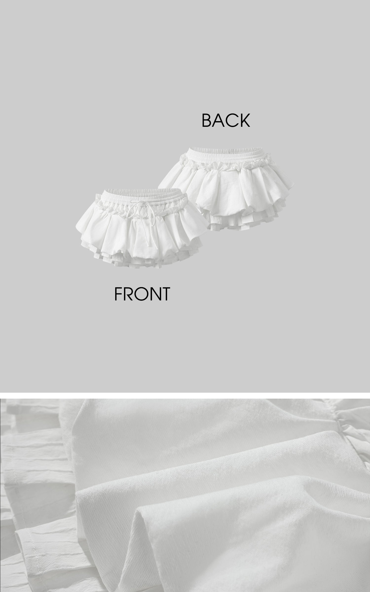 Rase le sol Layered Ruffle Mini Skirt - PINKPARKS