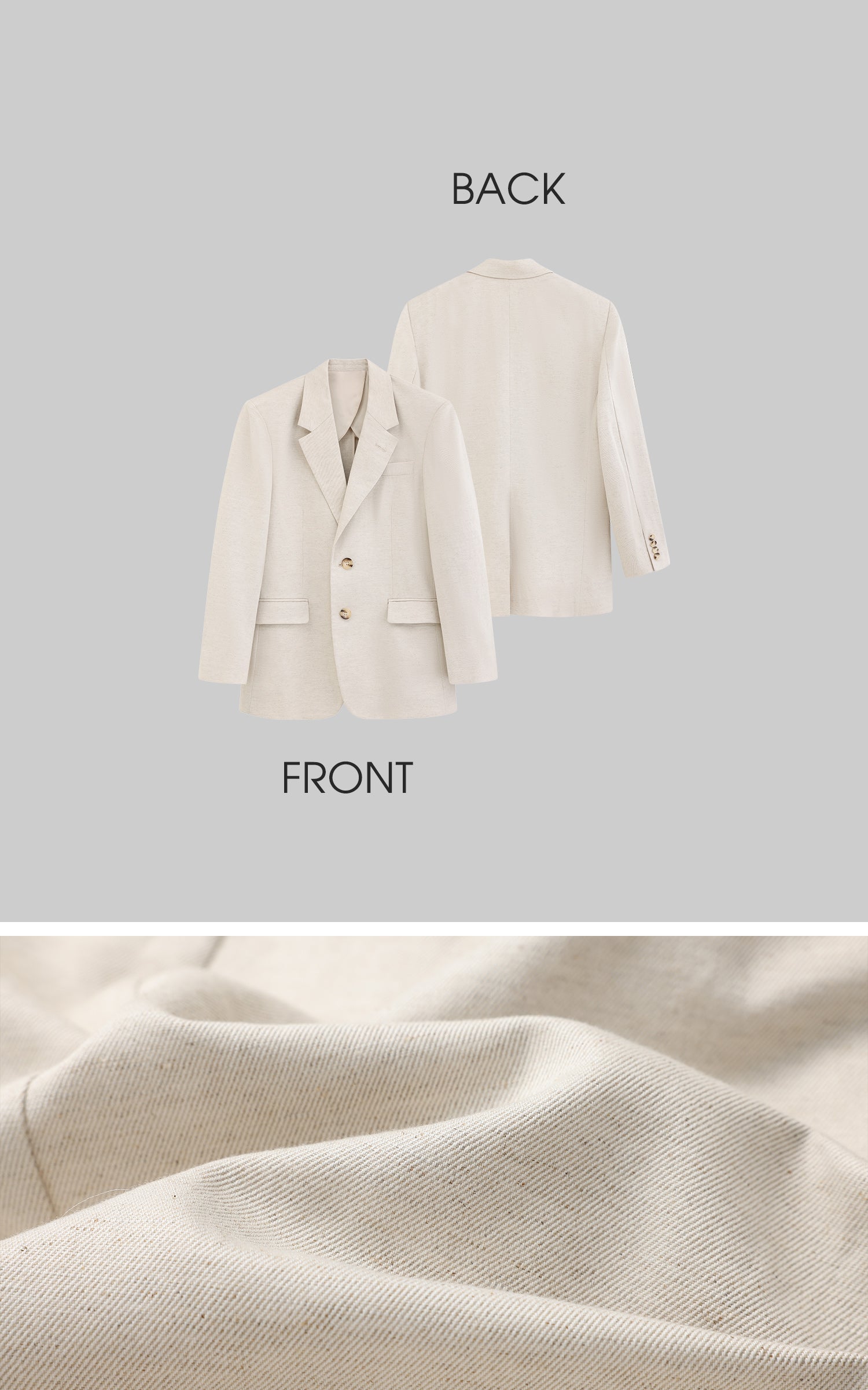 ROVENTE Linen-Blend Blazer &amp; Pleated Mini Skirt Set - PINKPARKS