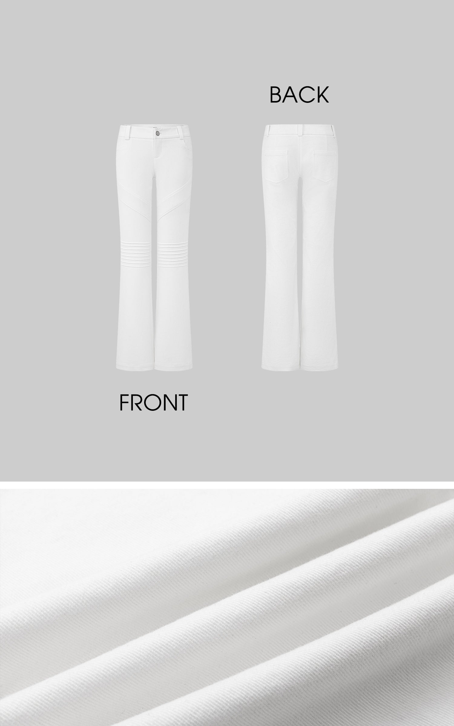 IAMXIAA パネルフレアパンツ