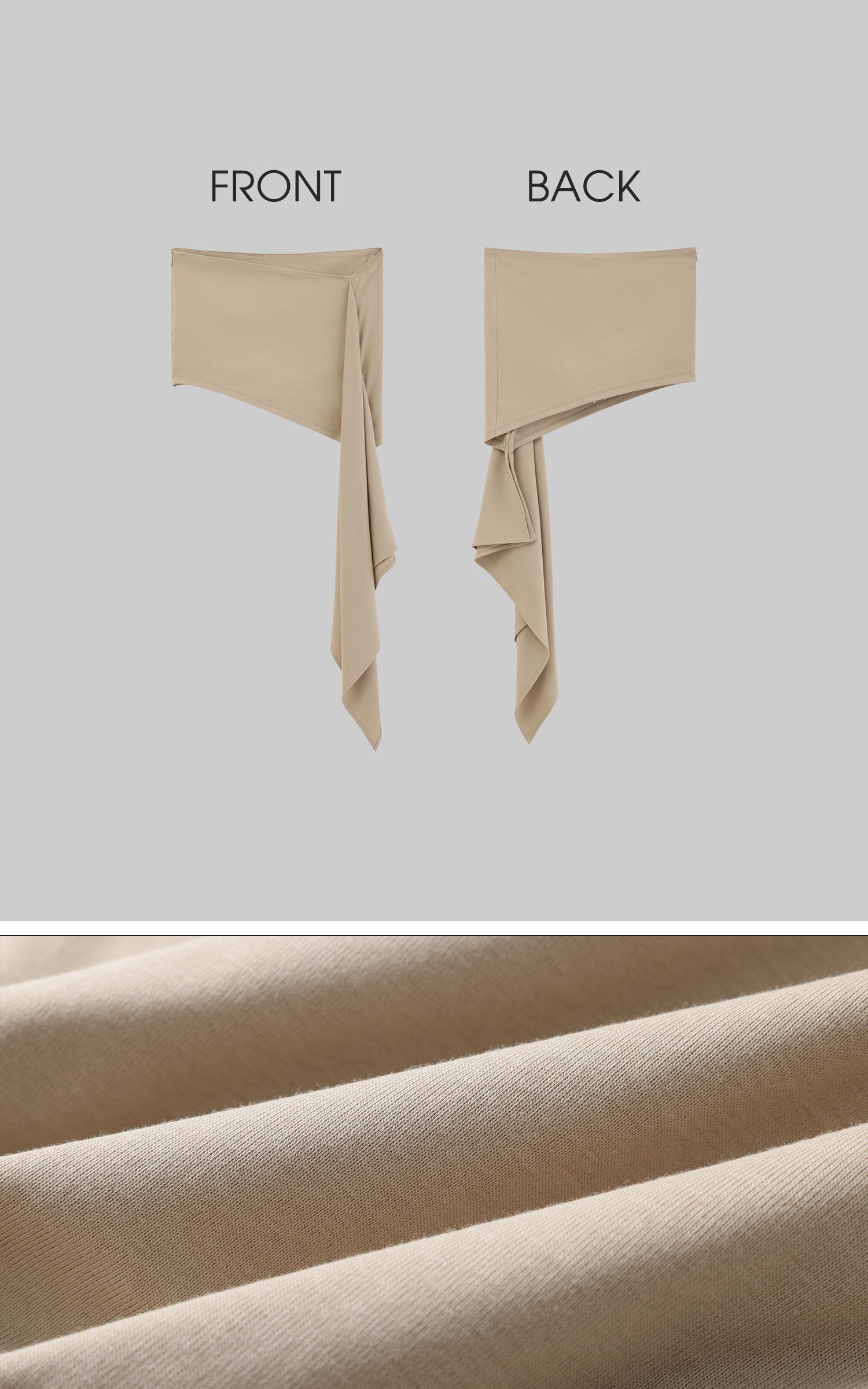 WARDEN EDGE Asymmetrical vest with skirt &amp; pleated skirt set - PINKPARKS