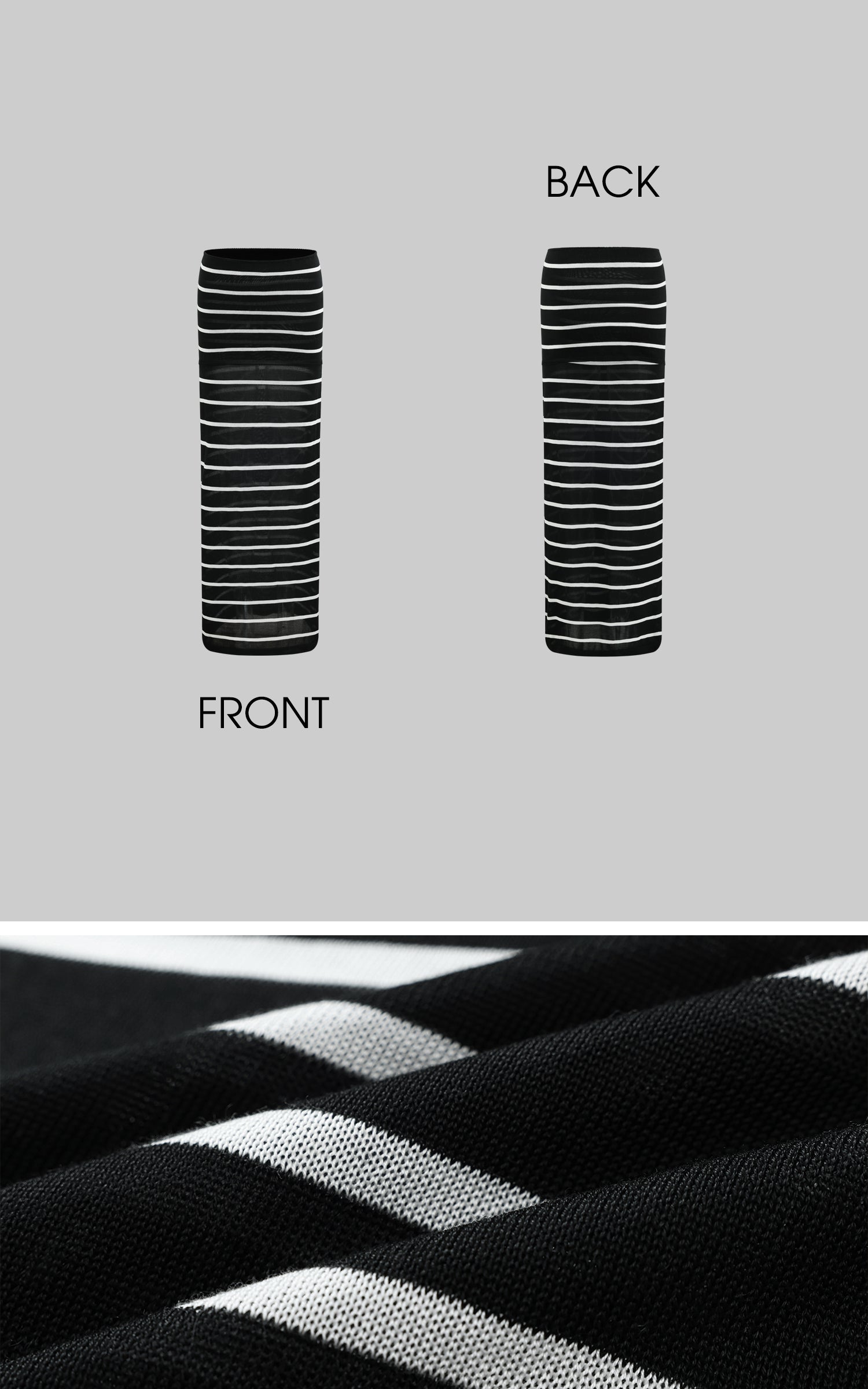 0122stepll ローライズストライプニットマキシスカート