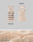 Rase le sol Lettering Mesh Tank Top & Bandeau Innerwear Set - PINKPARKS