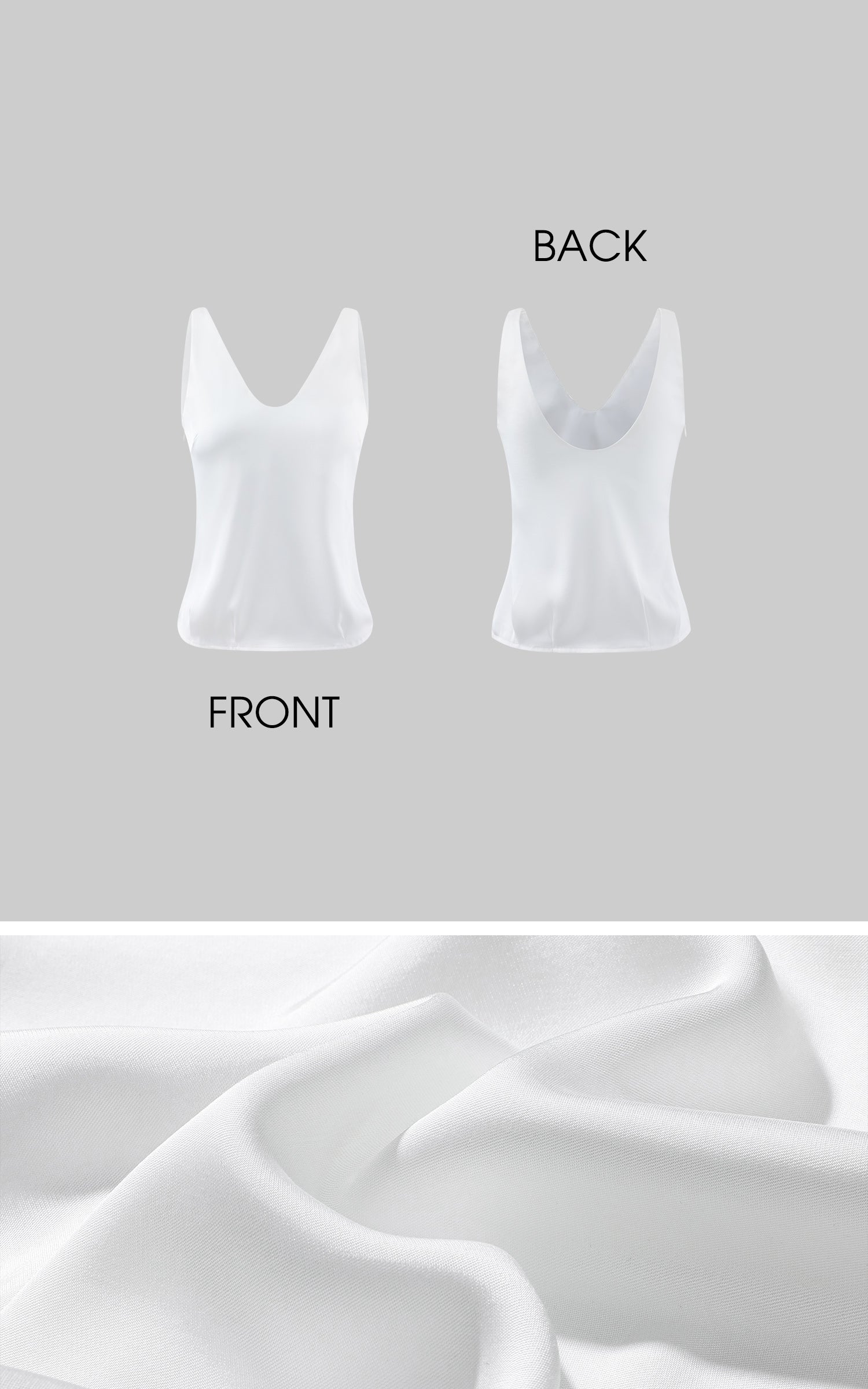 WARDEN EDGE ディープVスカルプテッドタンクトップ