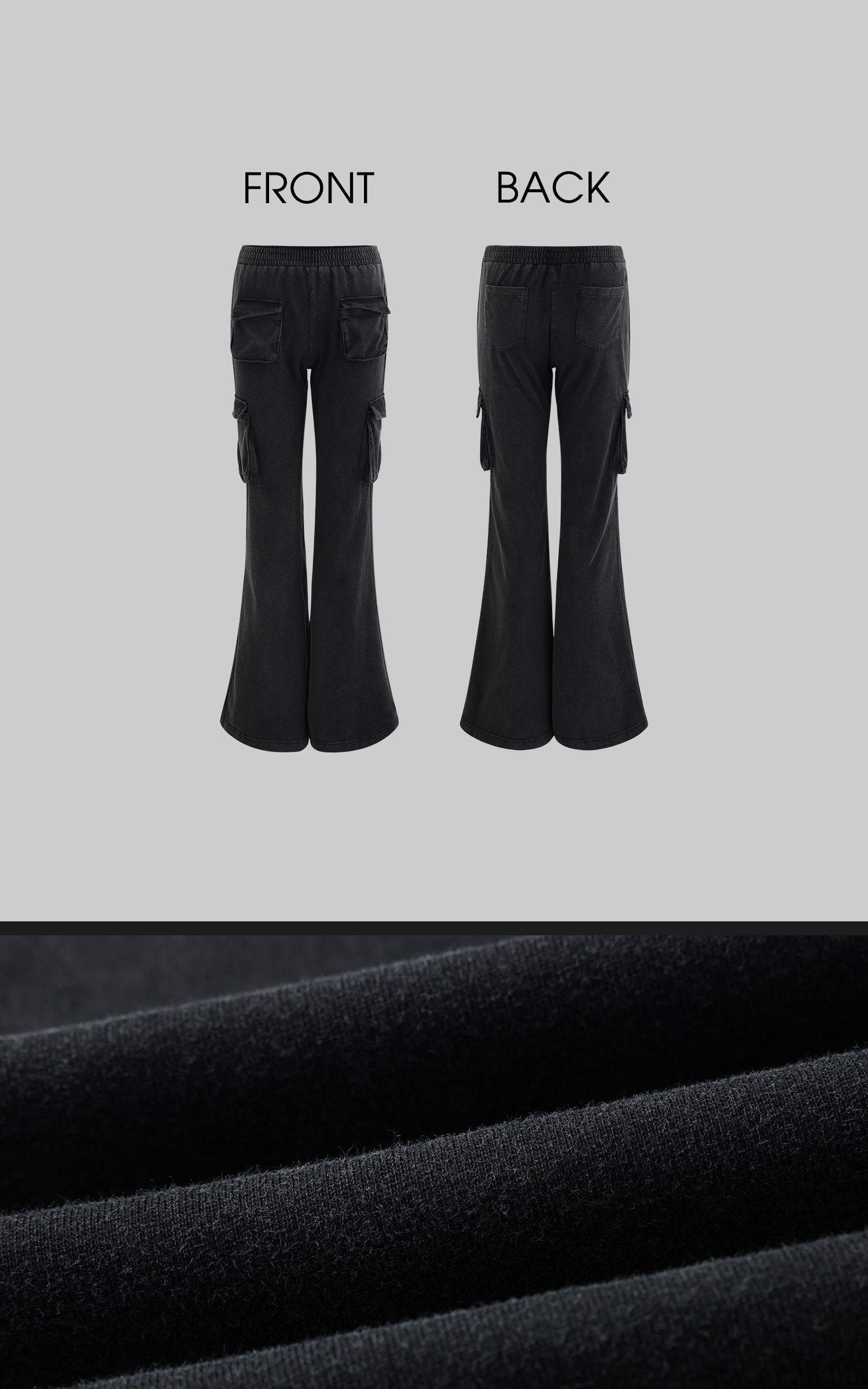 Rase le sol wide-leg utility cargo pants - PINKPARKS