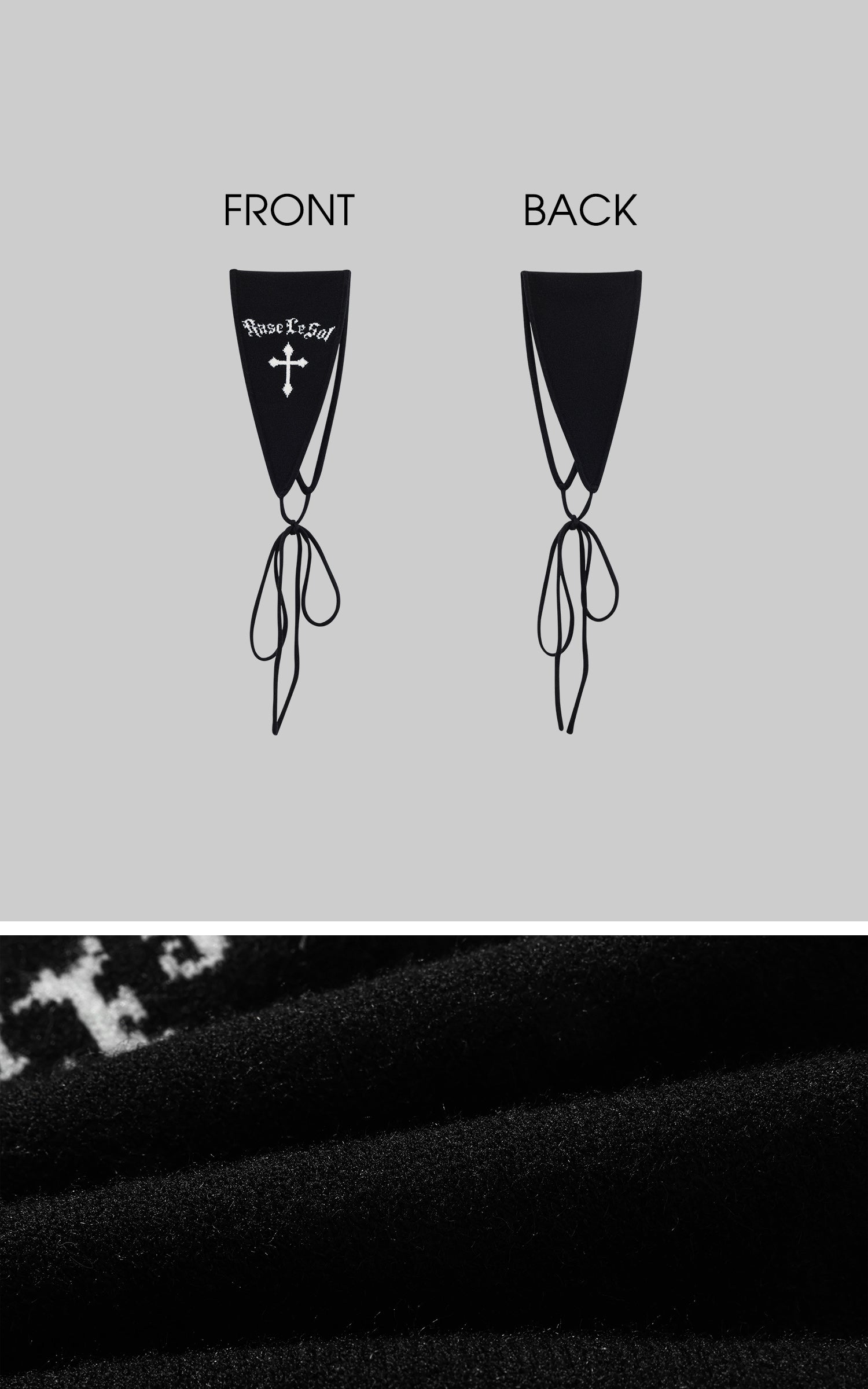 Rase le sol ニットショーツ＆お揃いヘッドスカーフ