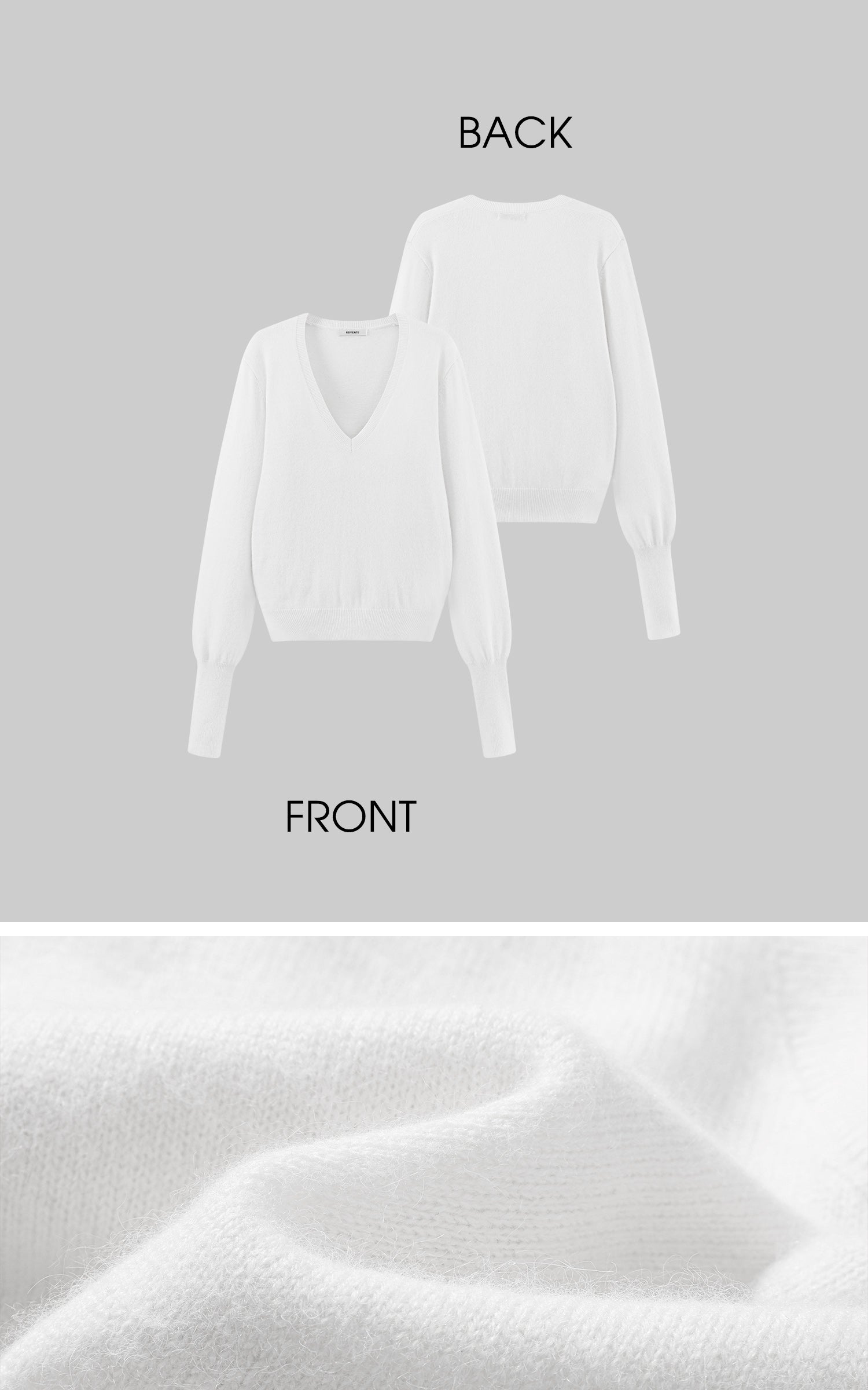 ROVENTE ハイライズ ワイドレッグ デニムトラウザーズ