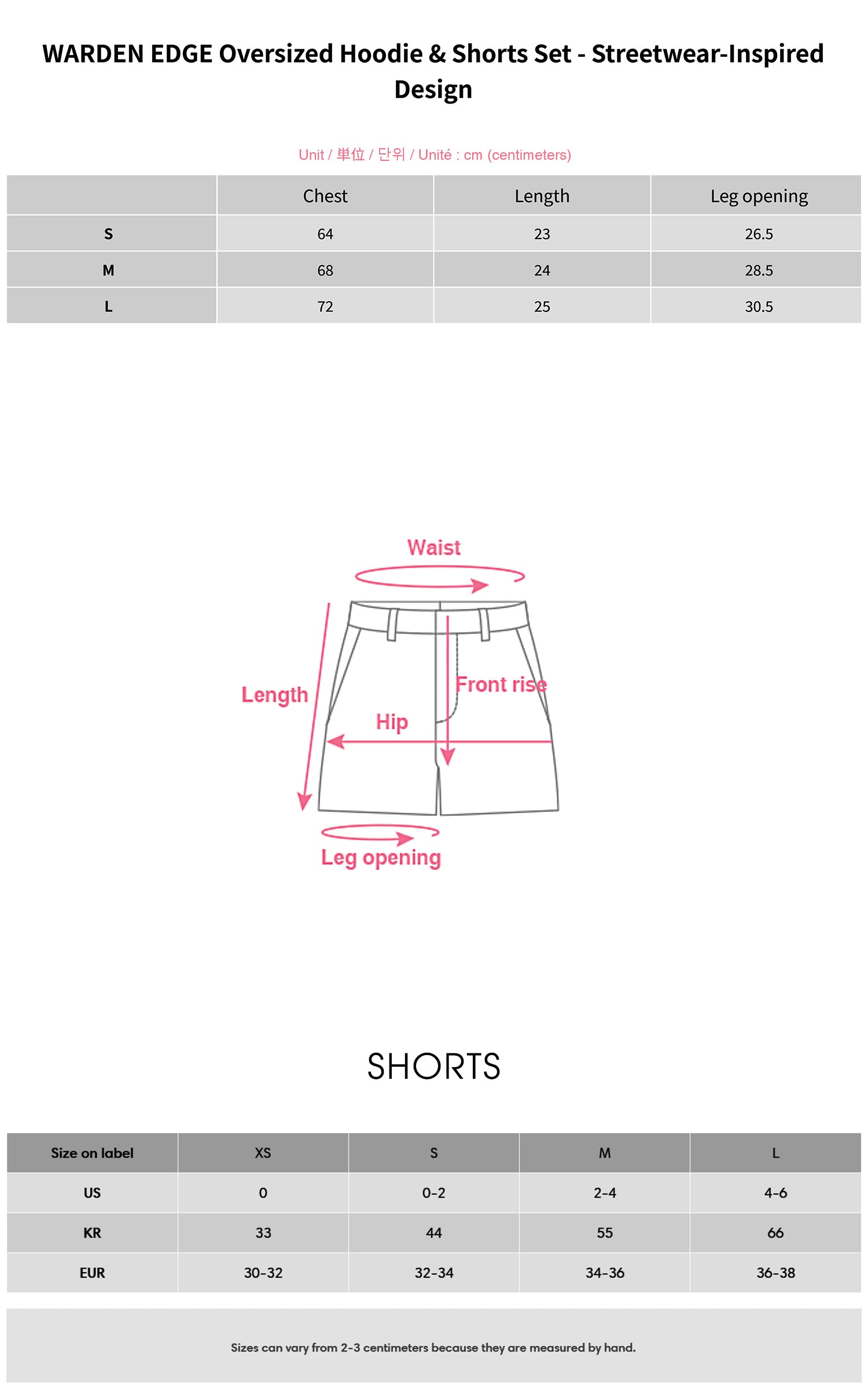 WARDEN EDGE オーバーサイズニットフーディー＆ショーツセット - ストリートウェアインスパイアデザイン