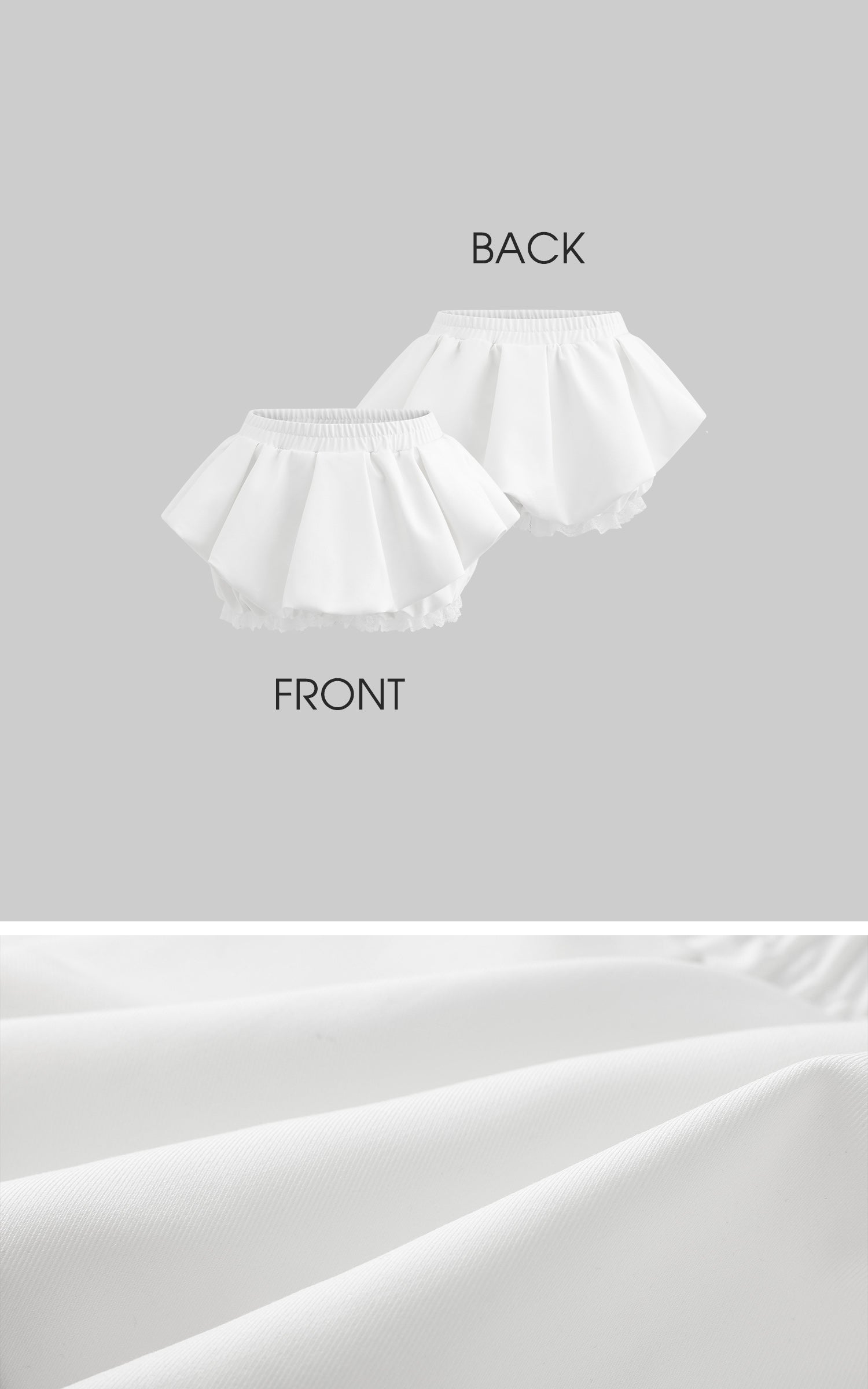 WARDEN EDGE A-Line Peplum Skirt Shorts - PINKPARKS