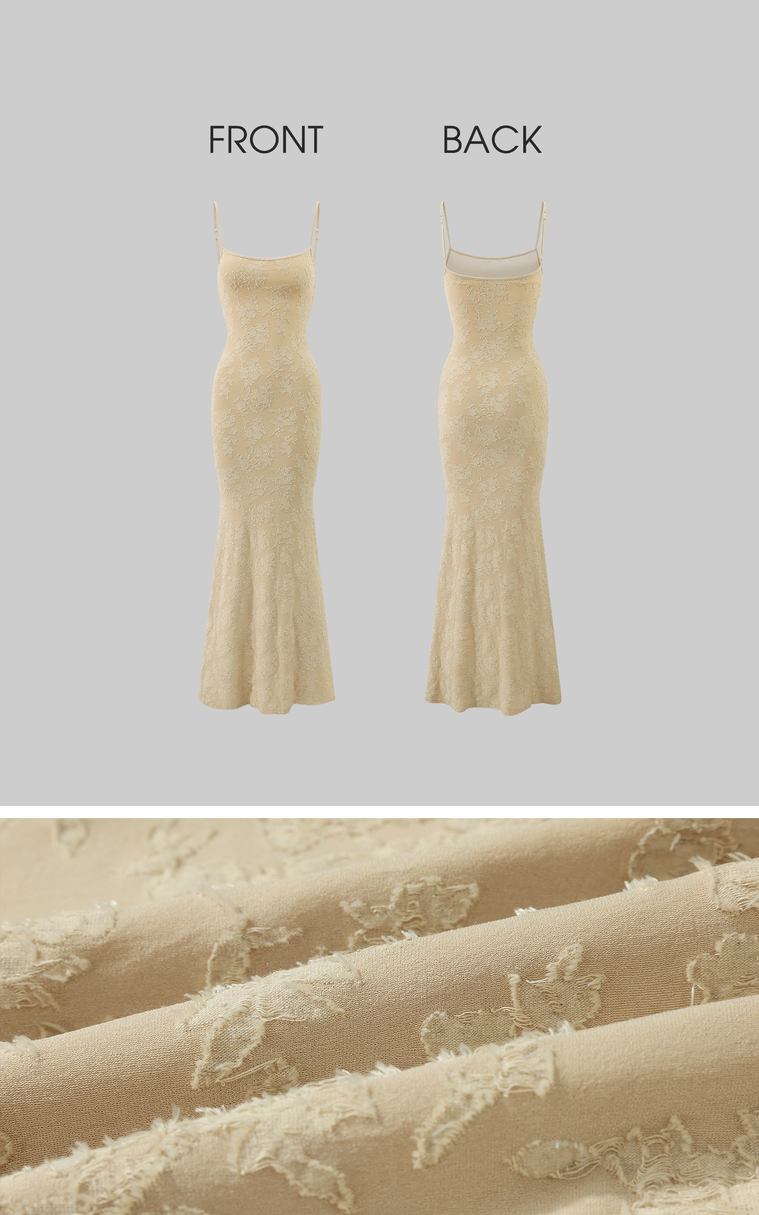 ROVENTE Floral Lace Sculpted Slip Maxi Dress - PINKPARKS