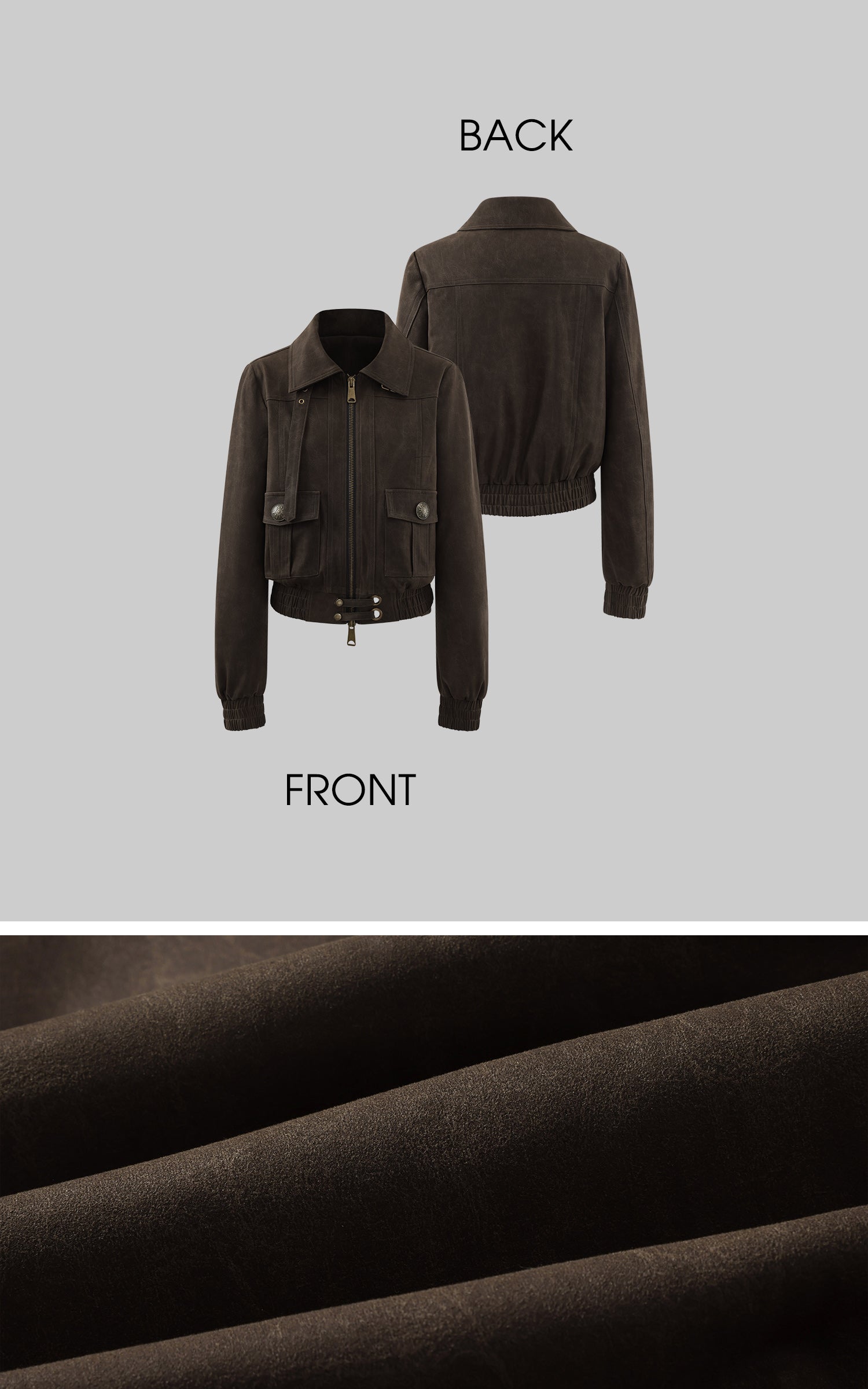 Low pixel Distressed Utility Cropped Zip Jacket