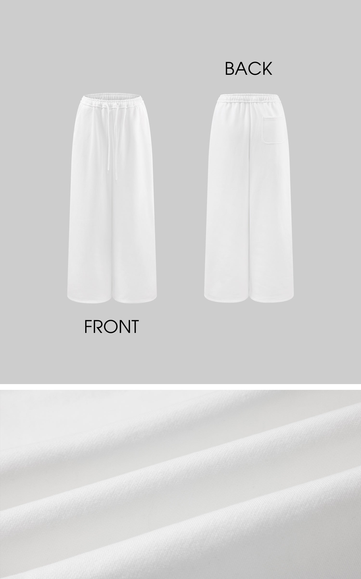 WARDEN EDGE Wide-Leg Fleece Sweatpants