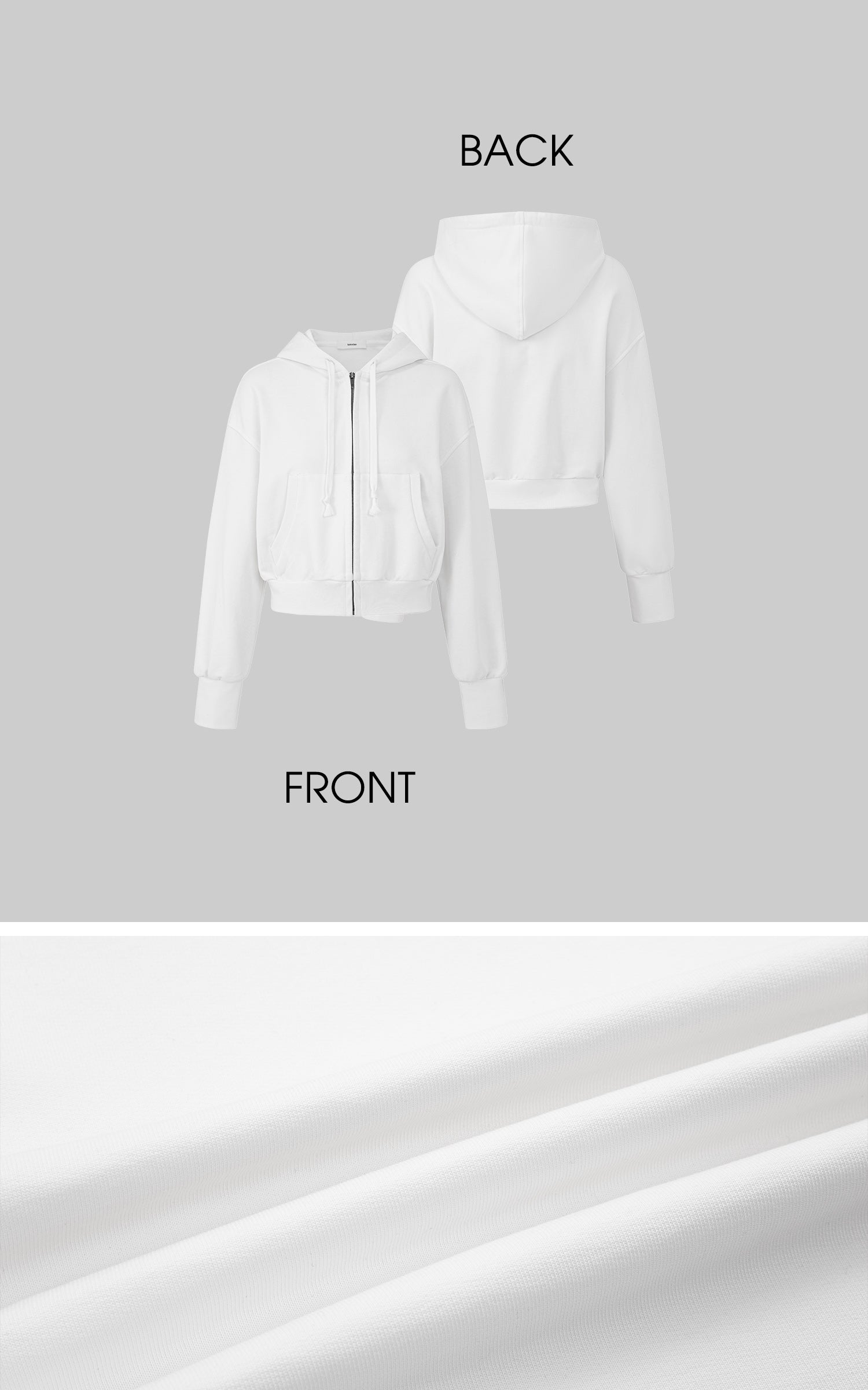 クロップドジップフーディー＆リラックススウェットパンツセット