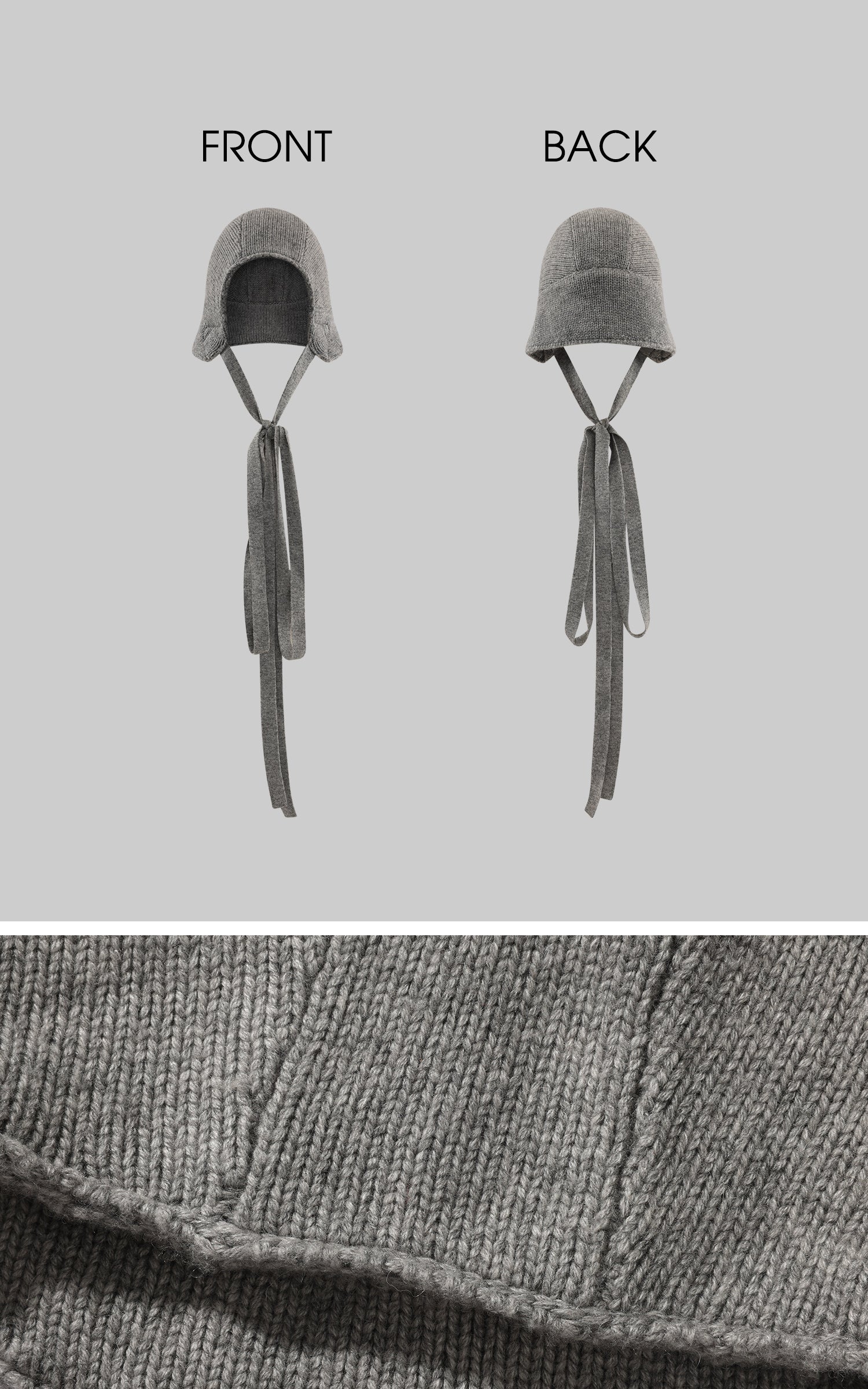 Rase le sol クロップドタートルネックセーター