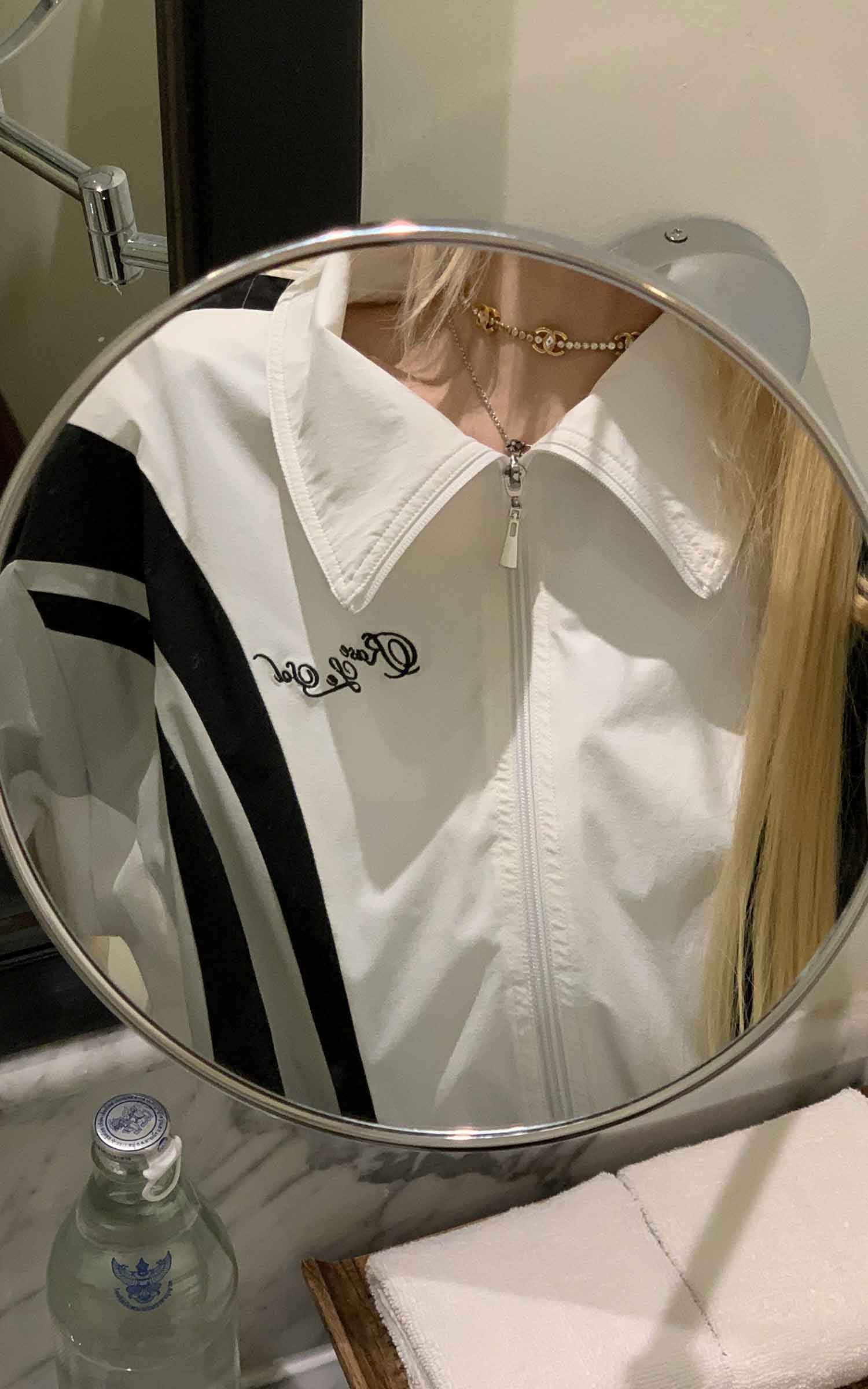 Rase le sol American Varsity Jacket - PINKPARKS