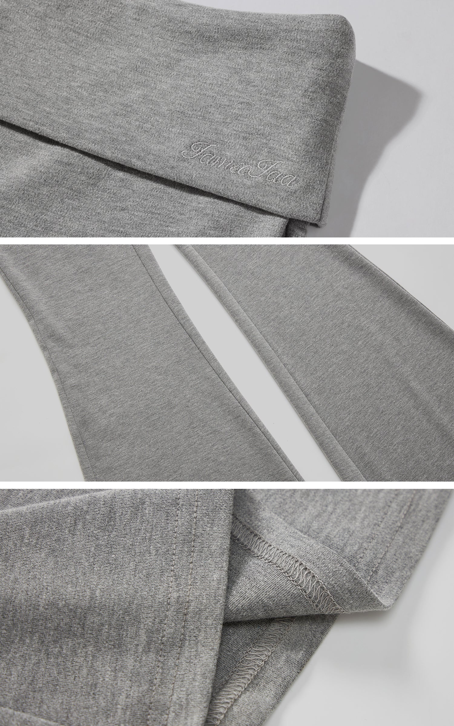 IAMXIAA VネックTシャツ &amp; フレアパンツセット