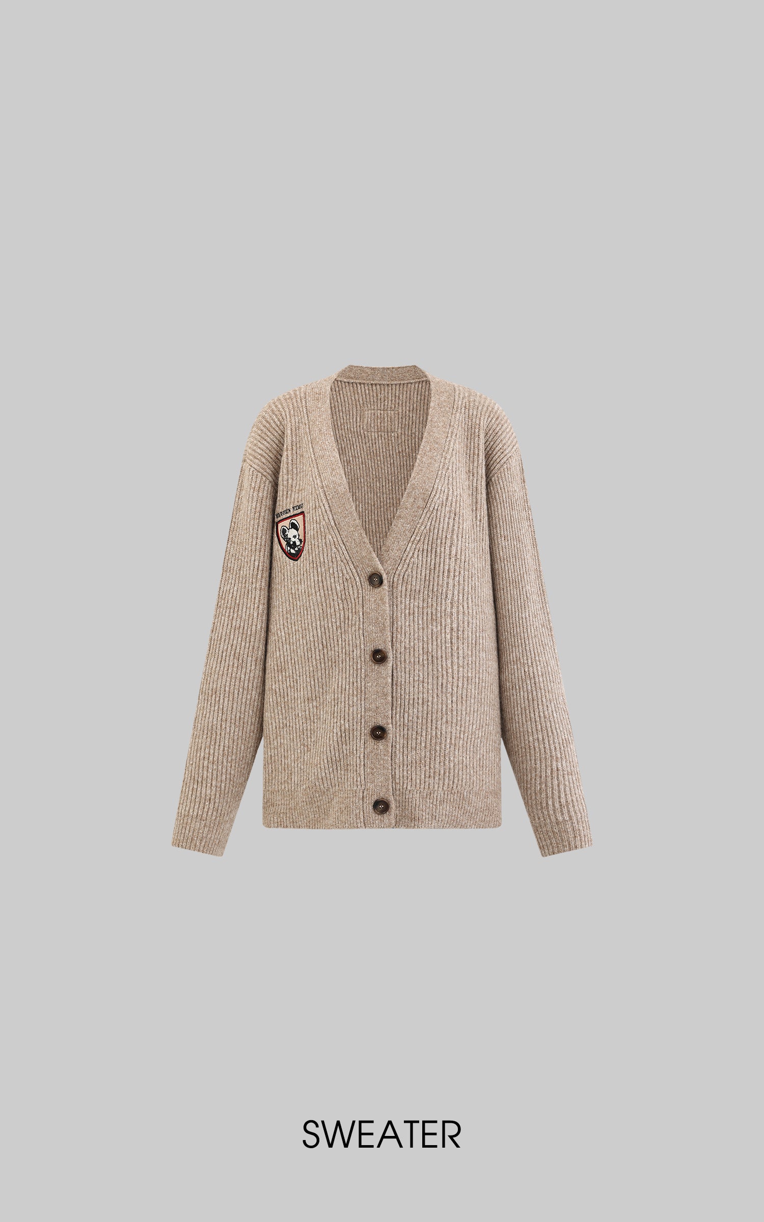 WARDEN EDGE Knitted Cardigan & Scarf Set - PINKPARKS