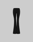 Rase le sol High-Waisted Stretch Flared Pants