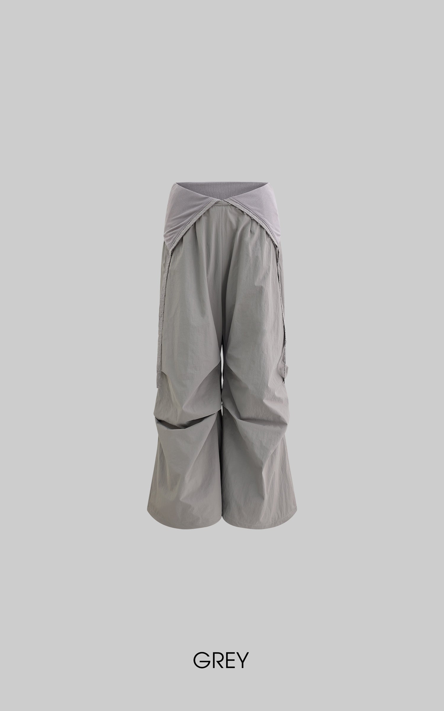 WARDEN EDGE パラトルーパードレープワイドレッグパンツ