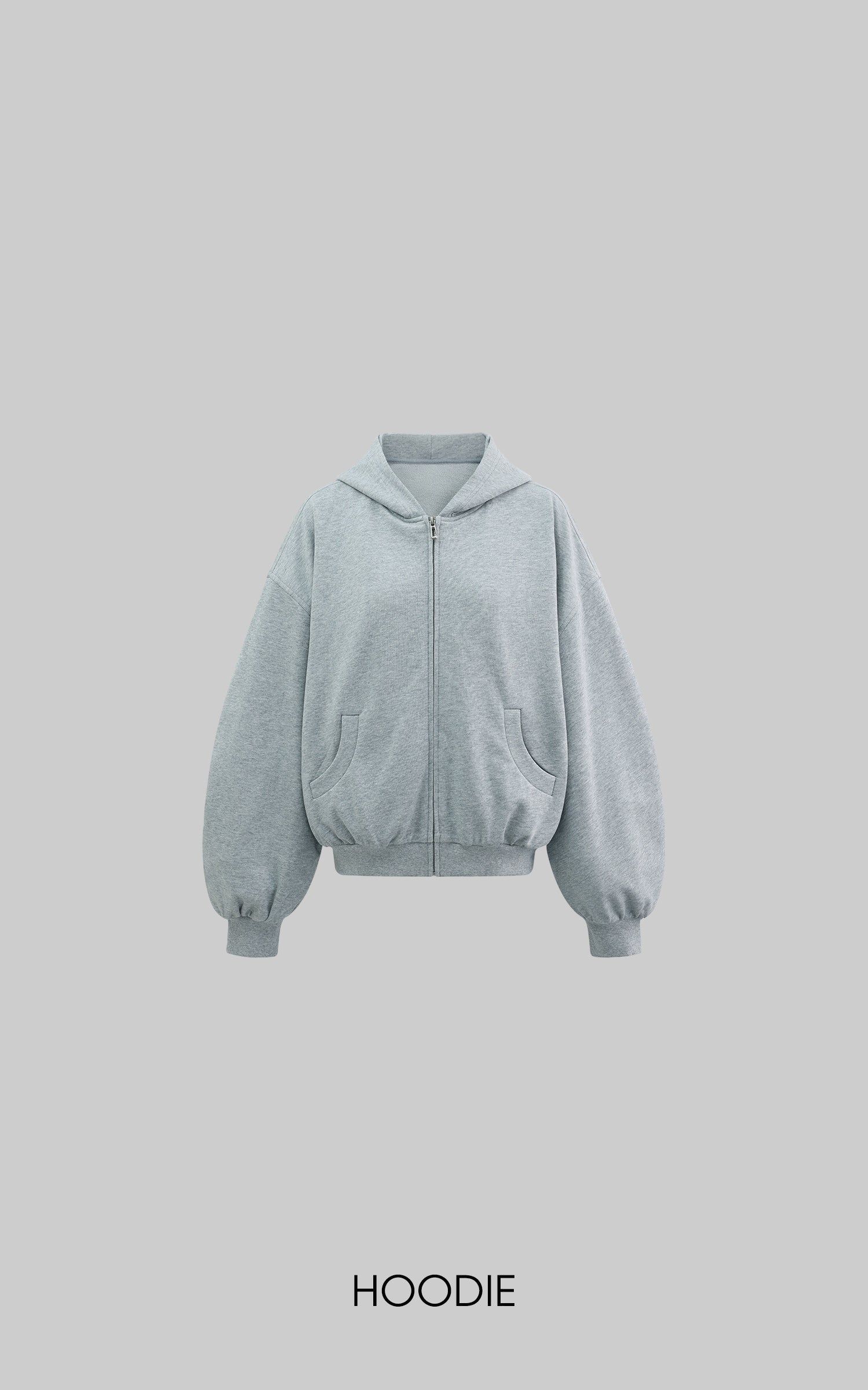 WARDEN EDGE Grey-Blue Hoodie Sweatpants Set - PINKPARKS