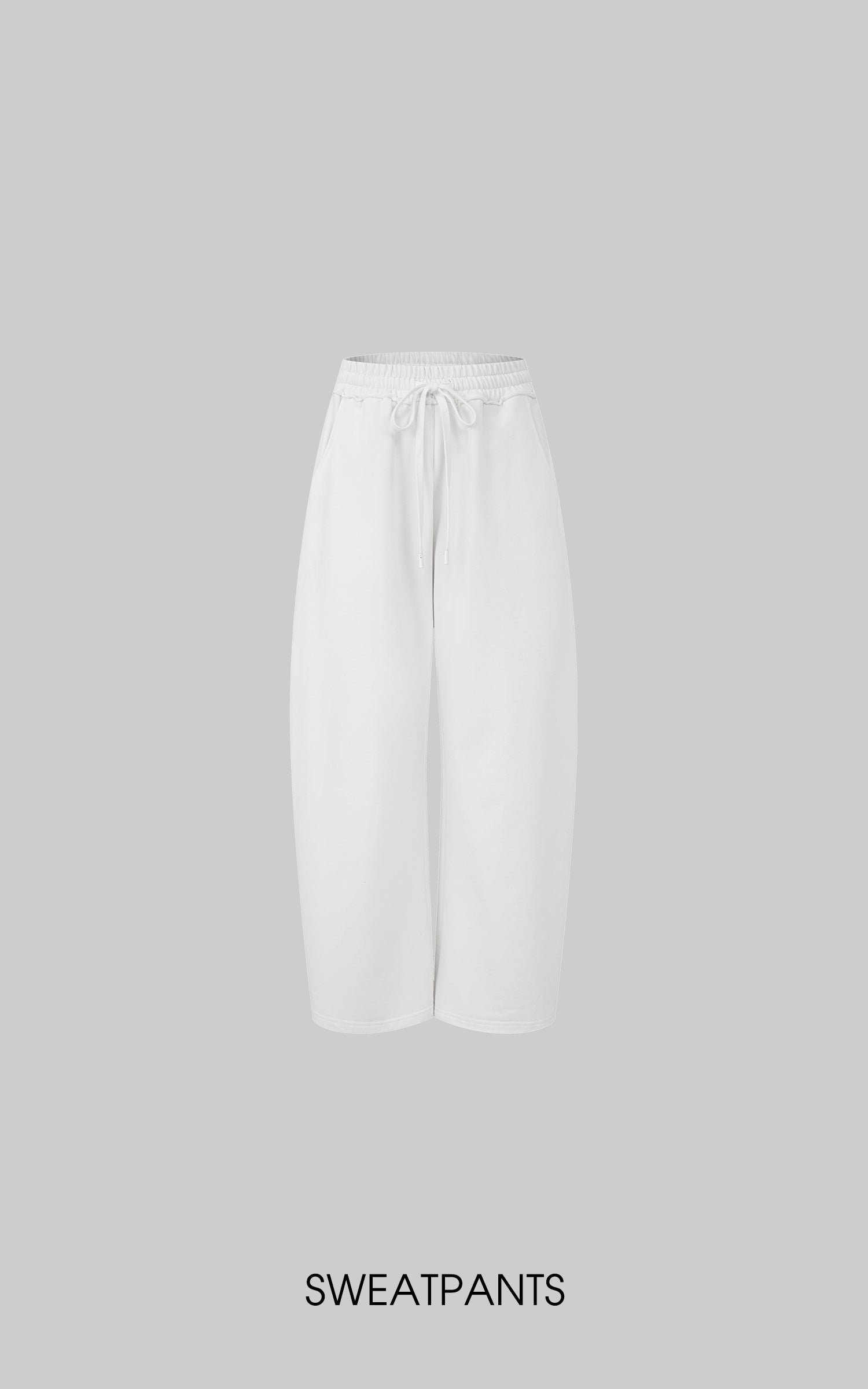 クロップドジップフーディー＆リラックススウェットパンツセット