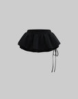 WARDEN EDGE Black Pleated Mini Skirt - PINKPARKS